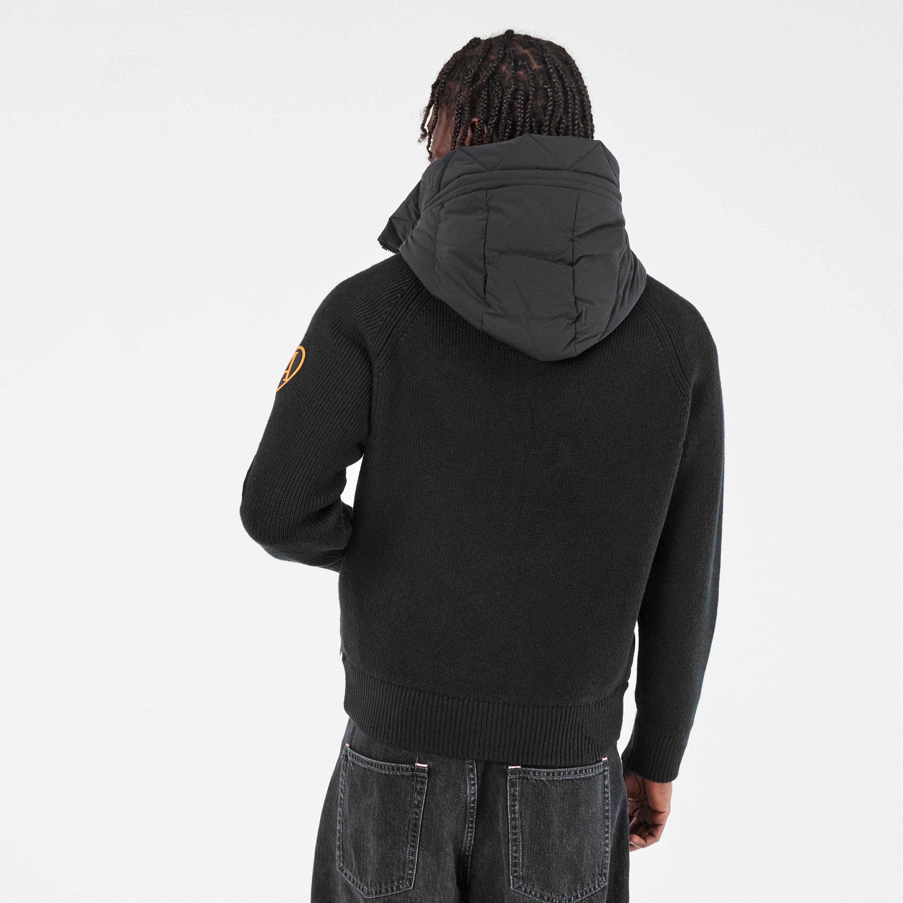 Black C0001 - Arctic Army - Men's Aeroquilt Quilted Weather-Resistant Lightweight Hybrid Jacket - 4