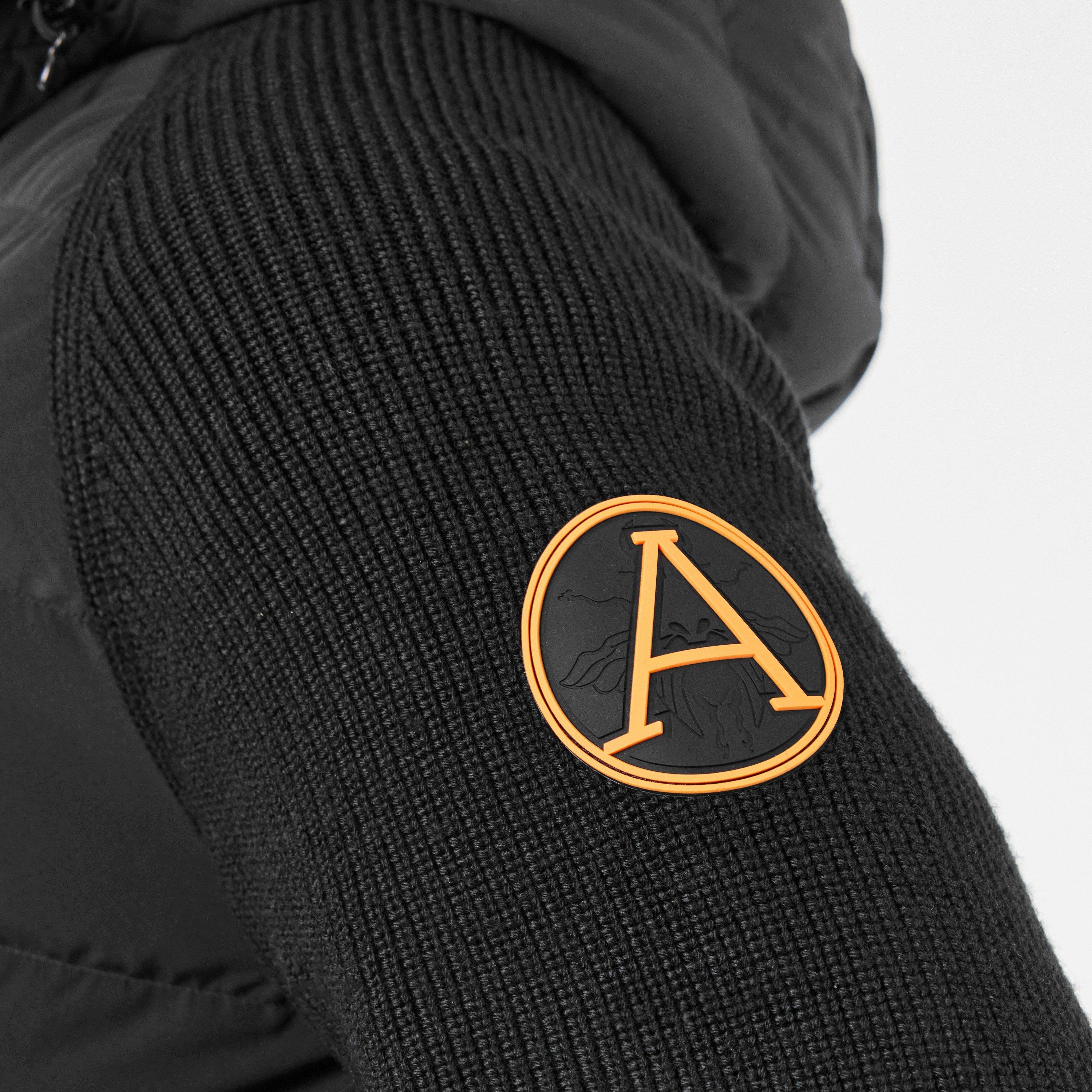 Black C0001 - Arctic Army - Men's Aeroquilt Quilted Weather-Resistant Lightweight Hybrid Jacket - 5