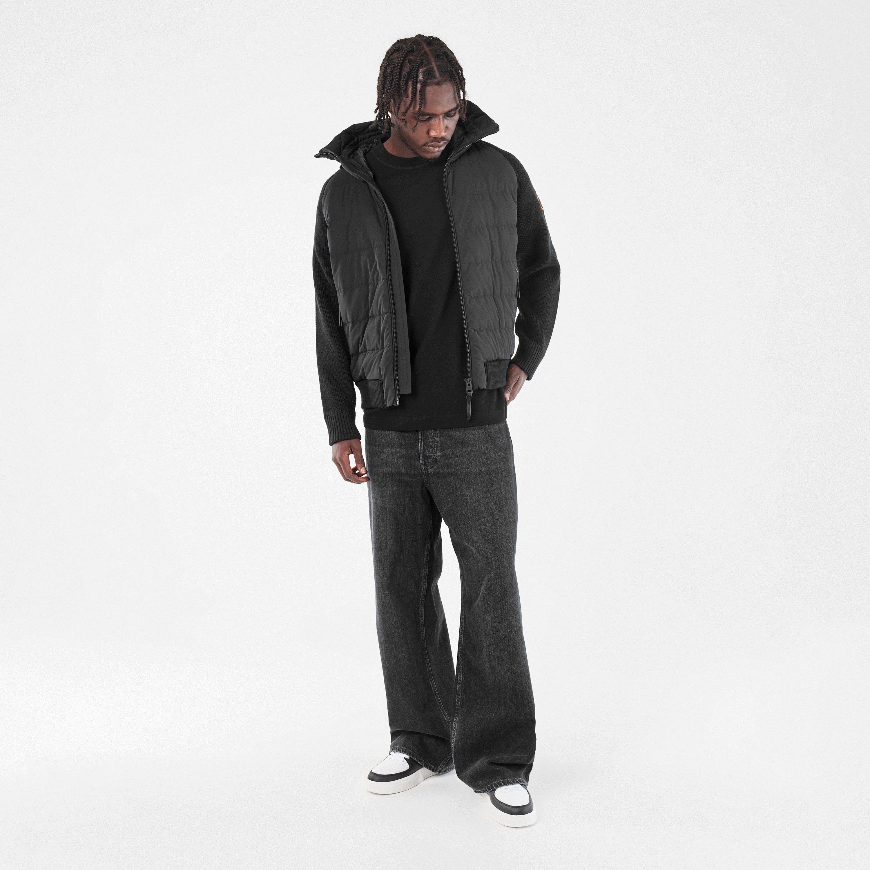 Black C0001 - Arctic Army - Men's Aeroquilt Quilted Weather-Resistant Lightweight Hybrid Jacket - 6