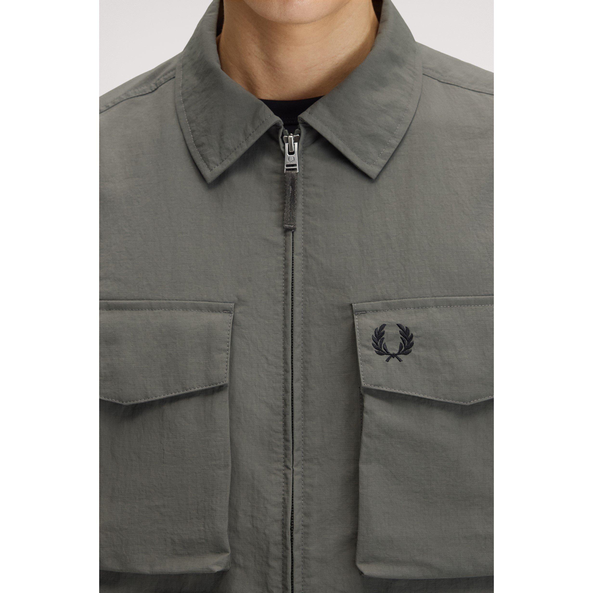 Field Grn 638 - Fred Perry - Men's Overshirt - 5