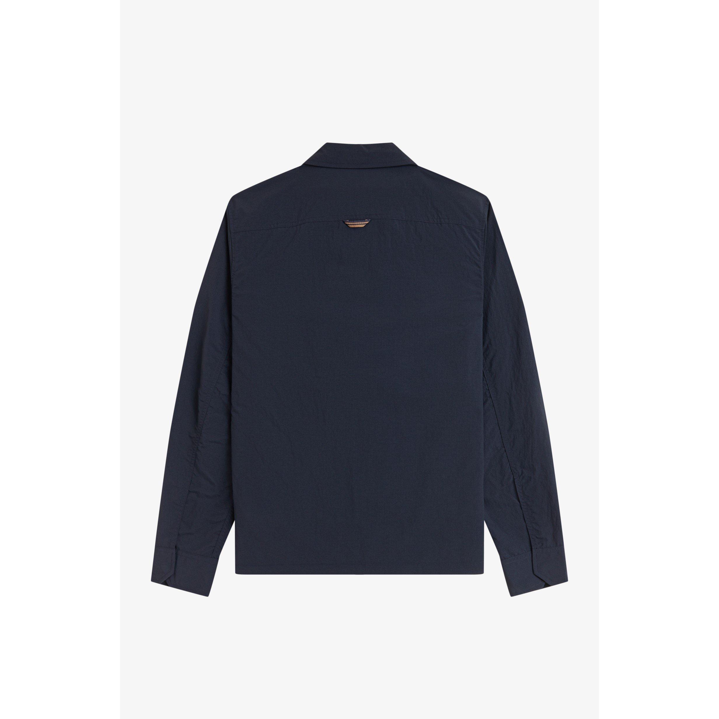 Navy 608 - Fred Perry - Men's Overshirt - 2