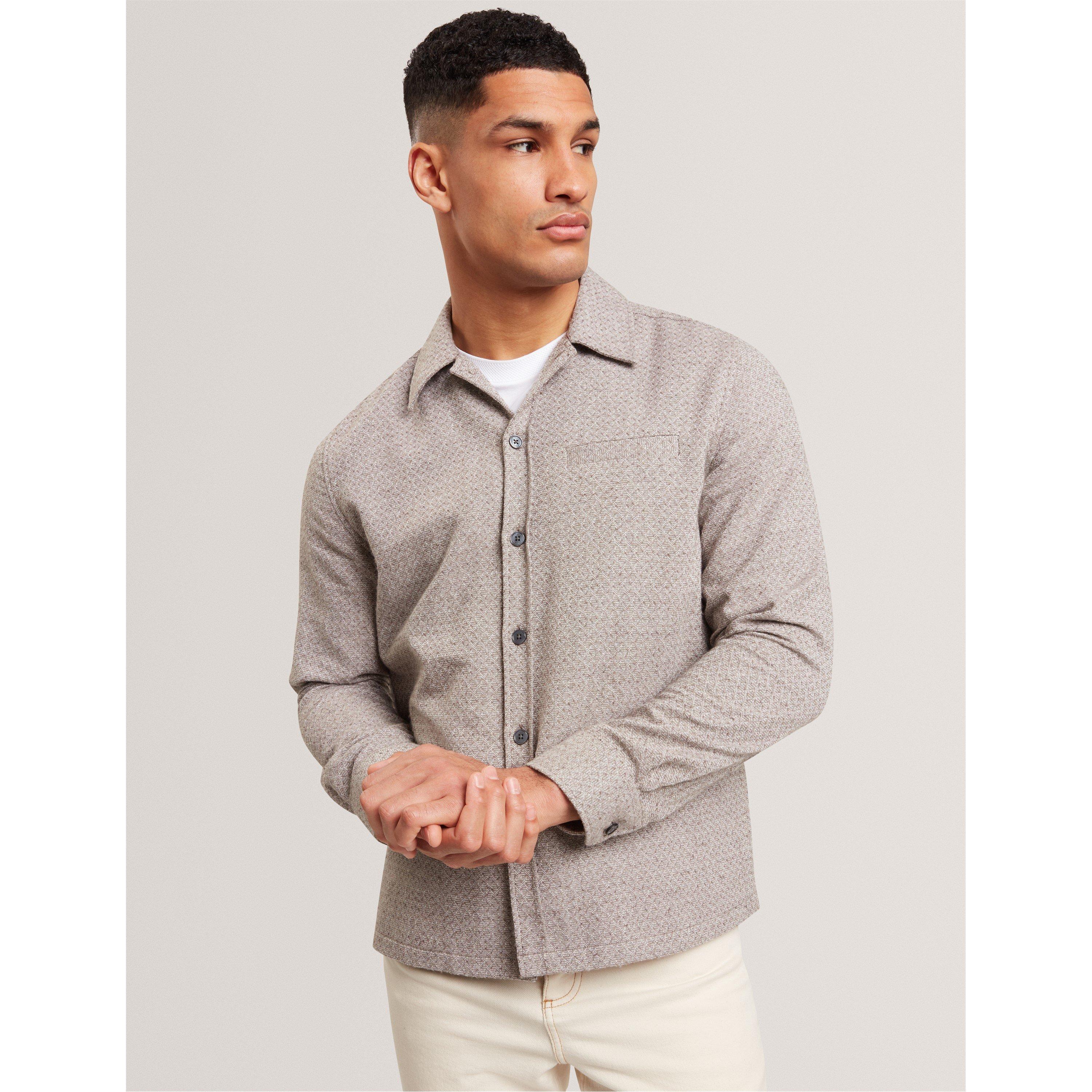 Grey - Ted Baker - Ted Wadded Overshirt Sn61 - 2