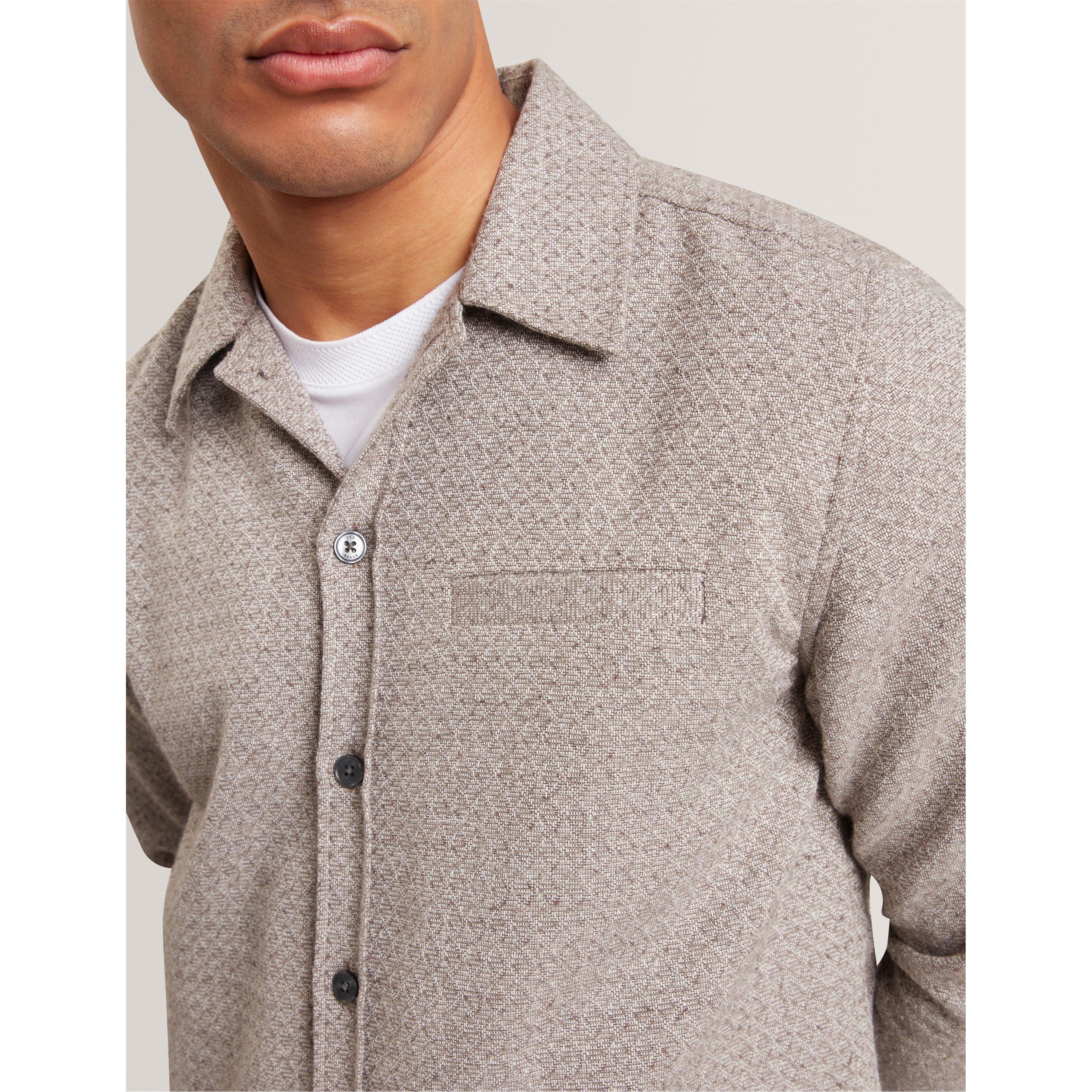 Grey - Ted Baker - Ted Wadded Overshirt Sn61 - 4