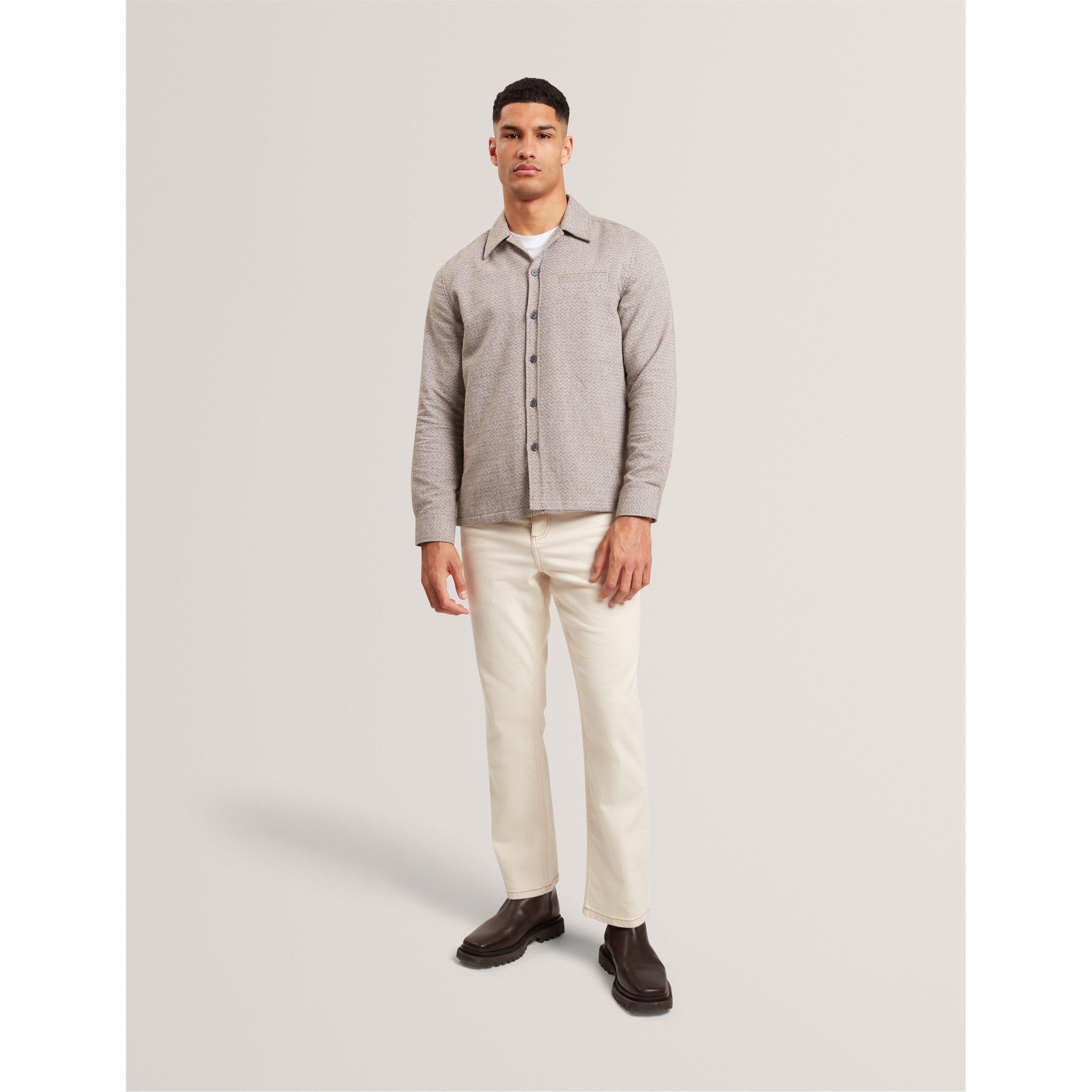 Grey - Ted Baker - Ted Wadded Overshirt Sn61 - 5