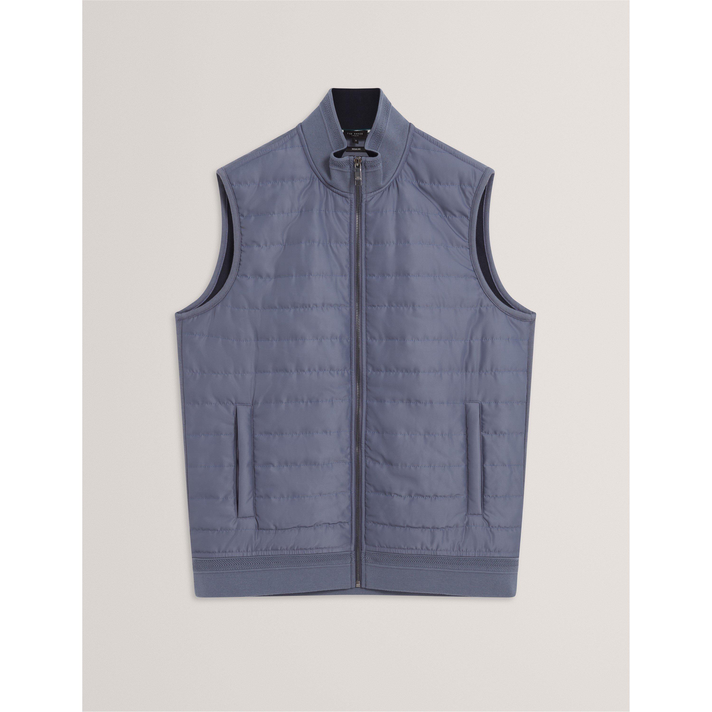 Ted Baker Men's Quilted Gilet - Mid-Blue - L (4)
