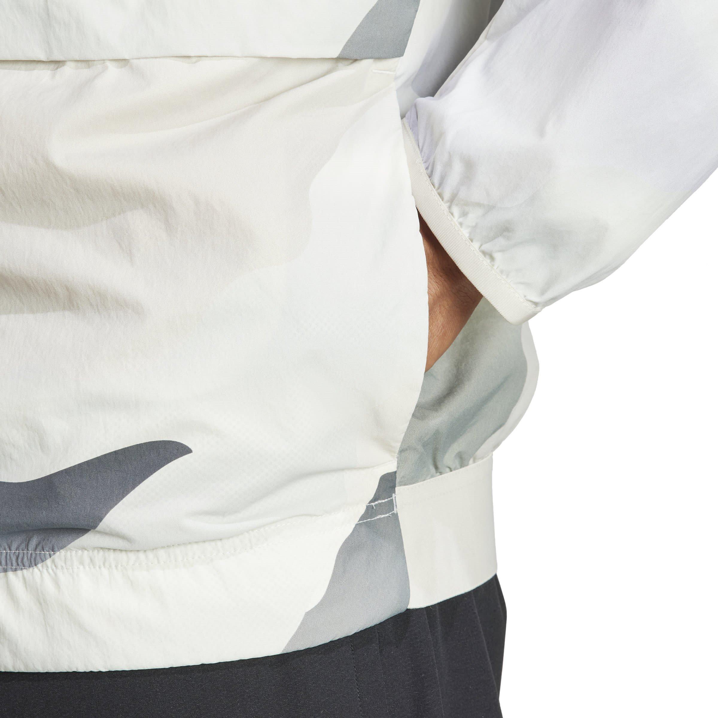 Multi/Ivy - adidas - City Escape Water Resistant Long Sleeve Rain Anorak - 6