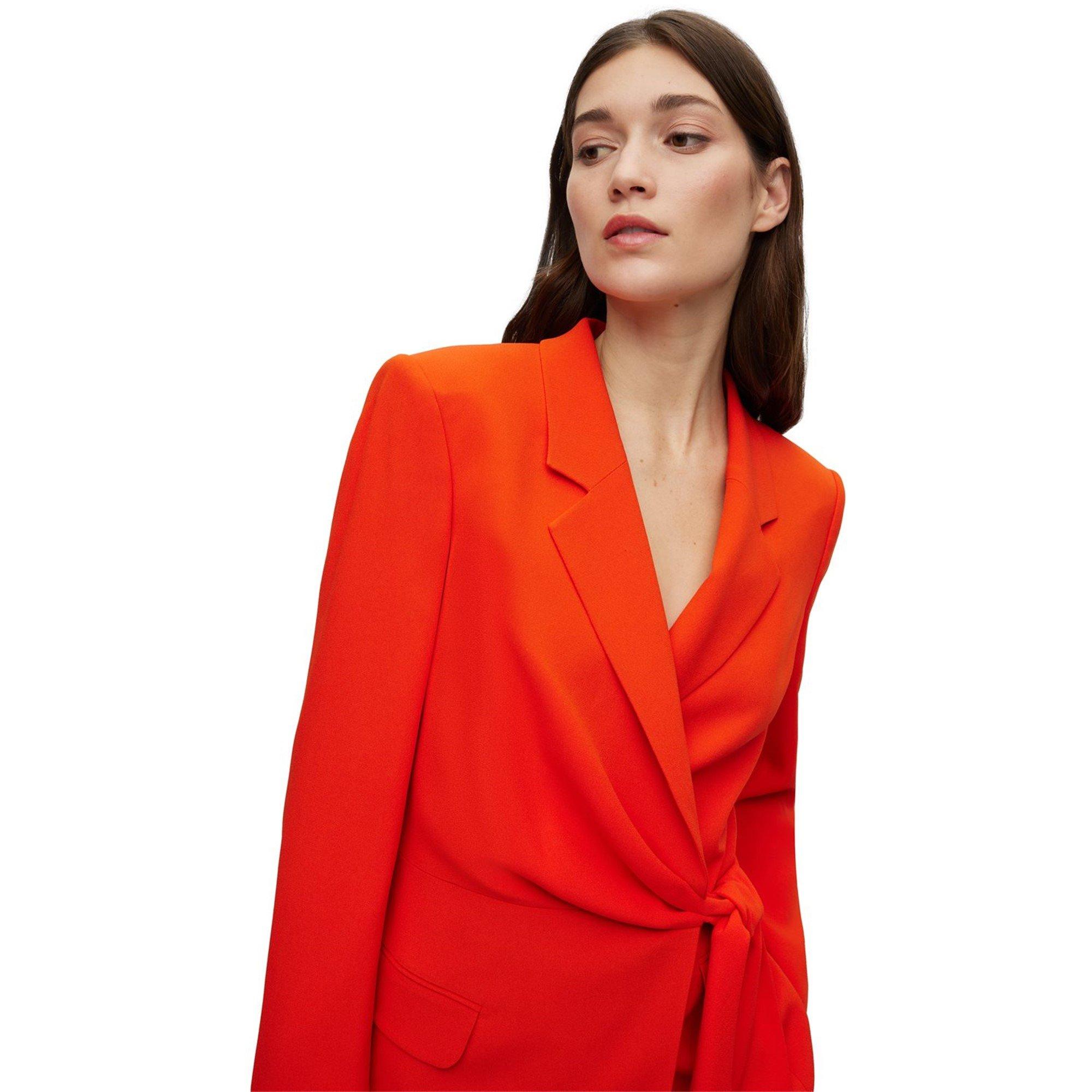 Bright Orange - Boss - Women's Jawana 01 Tailored Blazer - 5