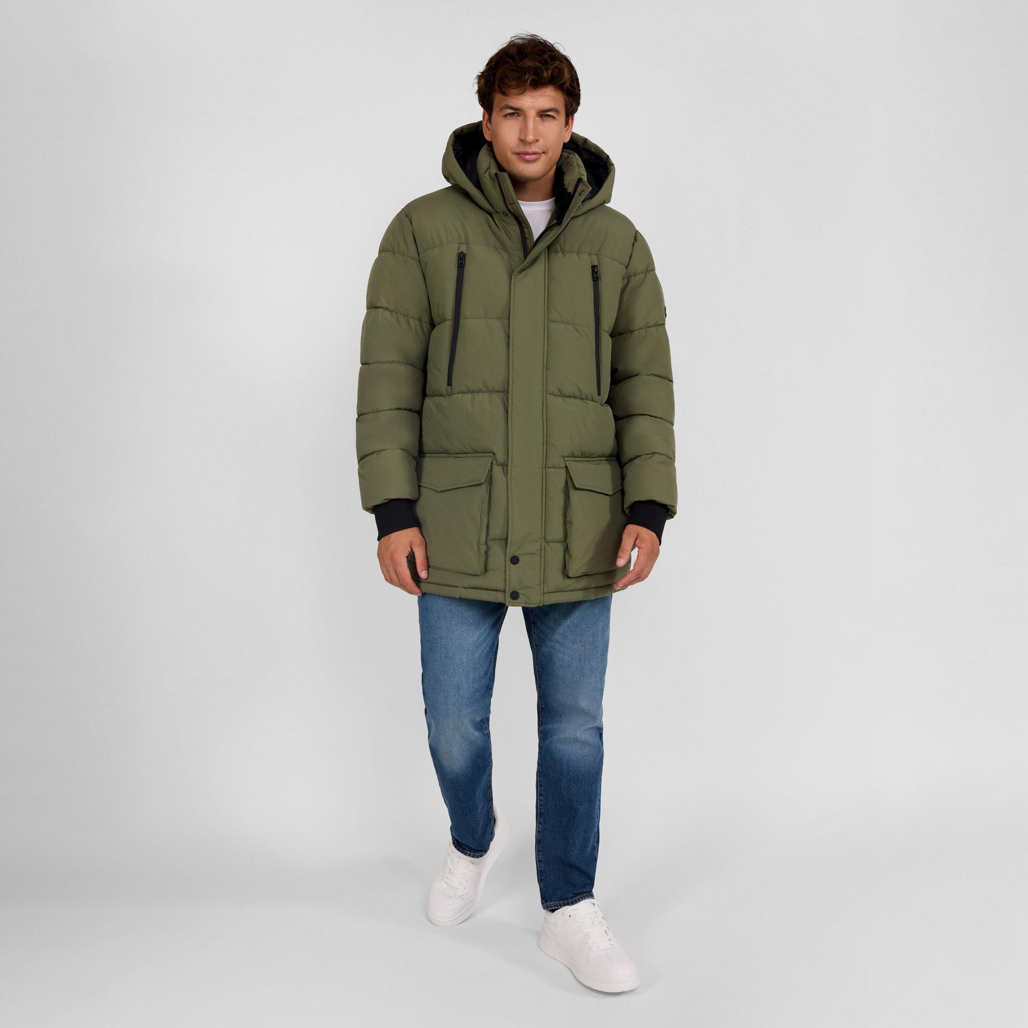 Khaki - Minoti - Padded Parka Sn99 - 3