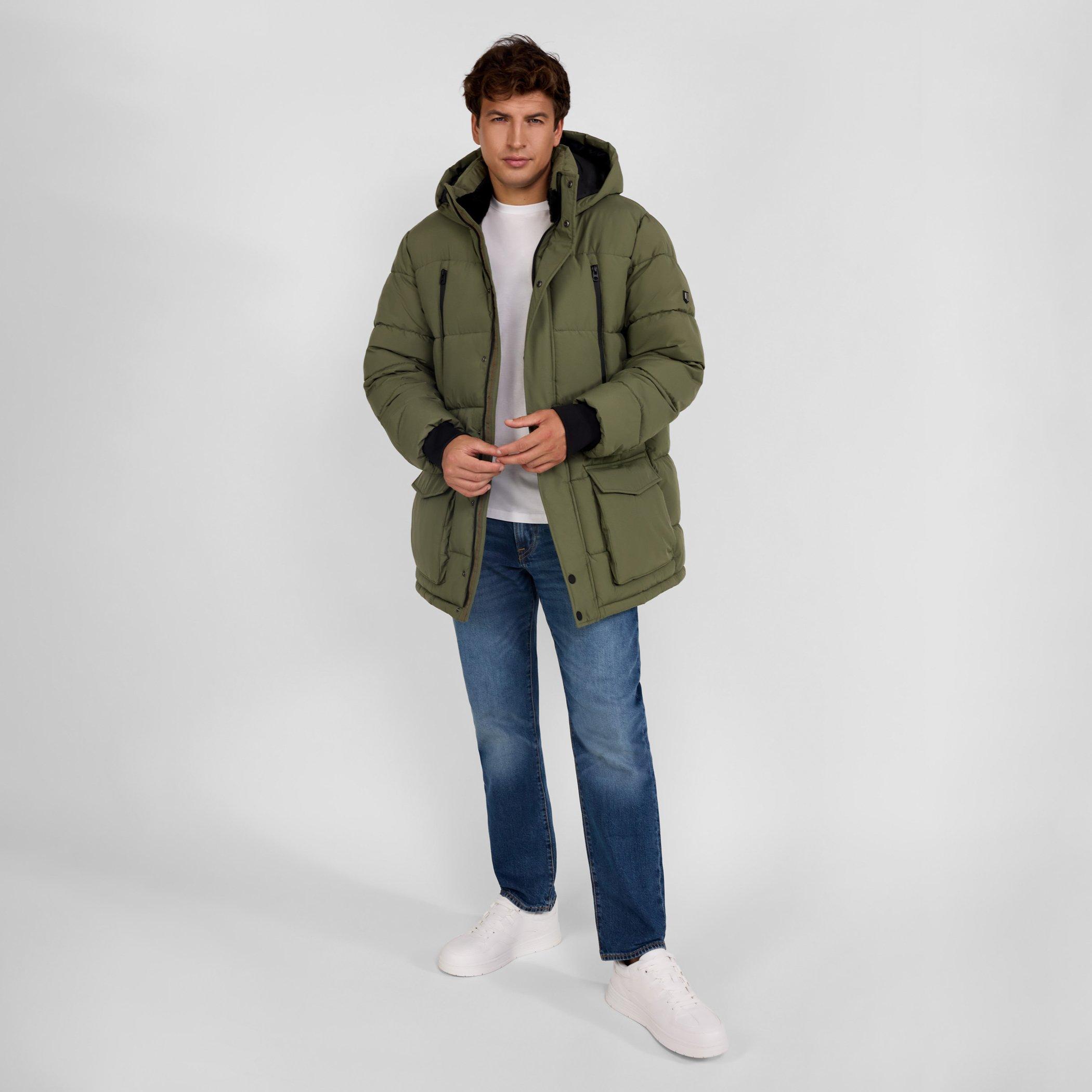 Khaki - Minoti - Padded Parka Sn99 - 4