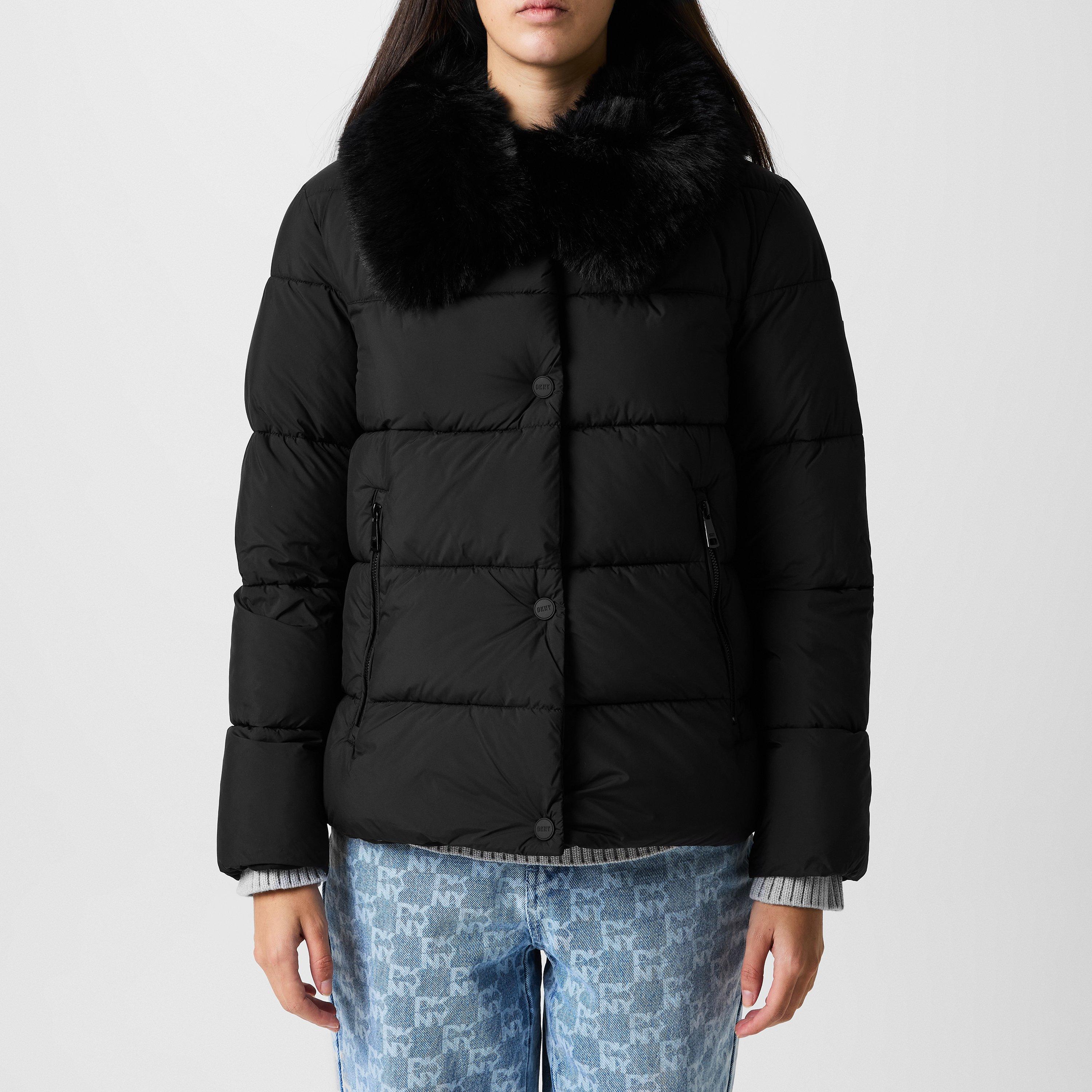 Dkny fluffy jacket online