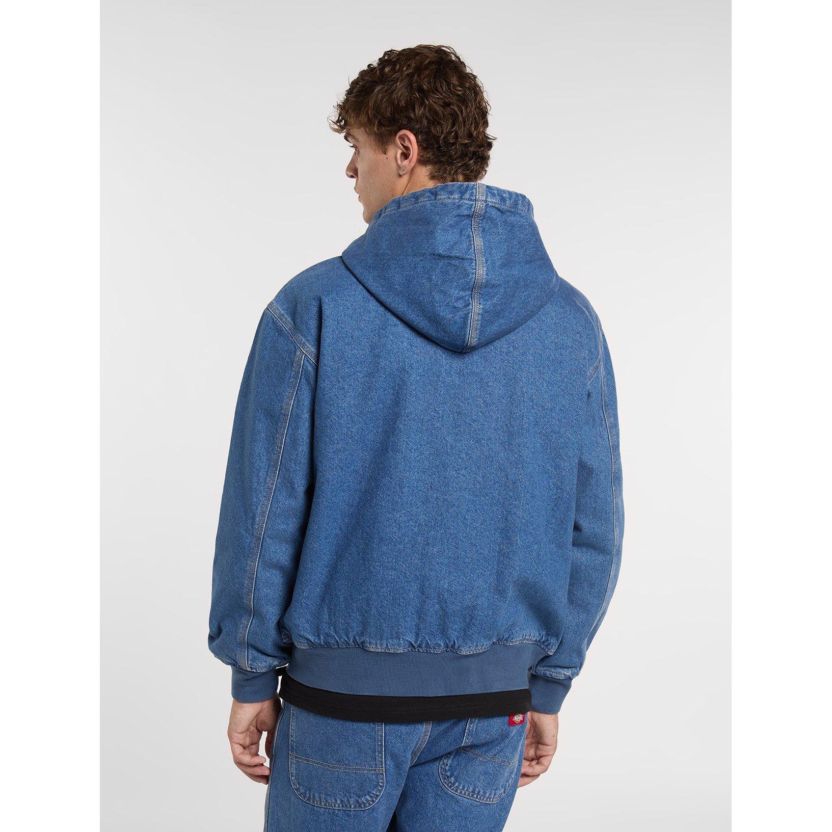 Classic Blue - Dickies - Dickies Denim Hood Bomber Mens - 4