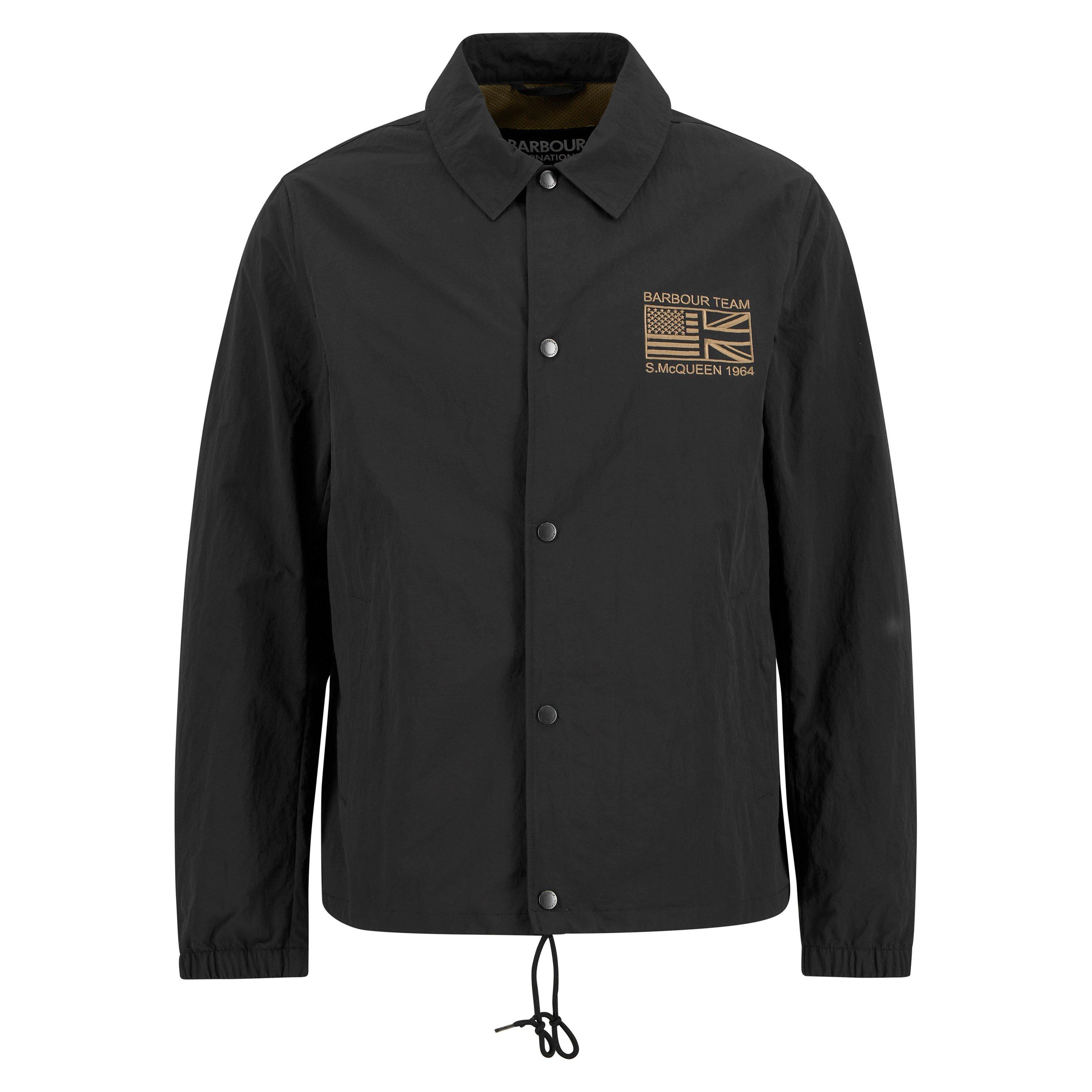 Black BK11 - Barbour International - Mens Coach Casual Jacket - 1