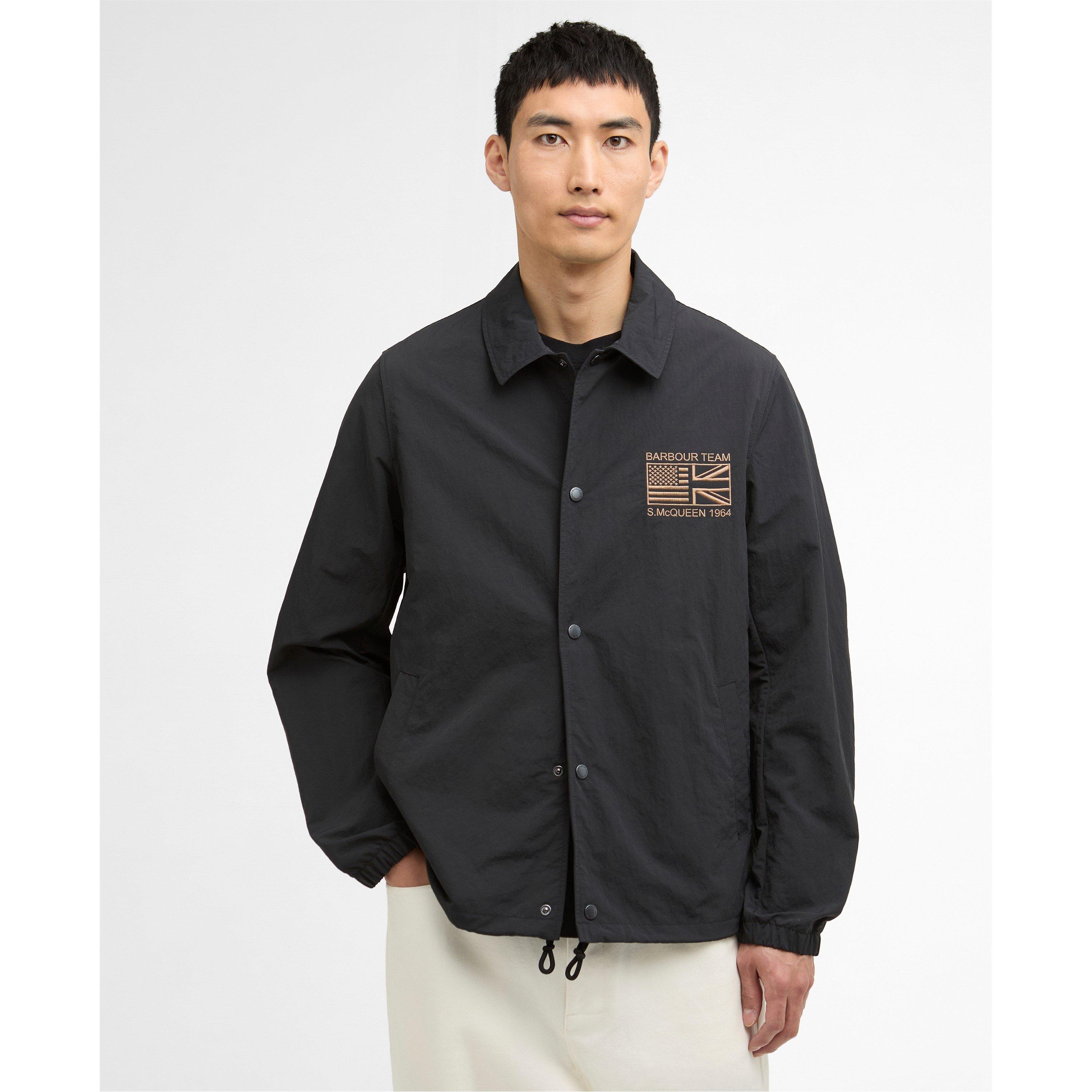 Black BK11 - Barbour International - Mens Coach Casual Jacket - 2