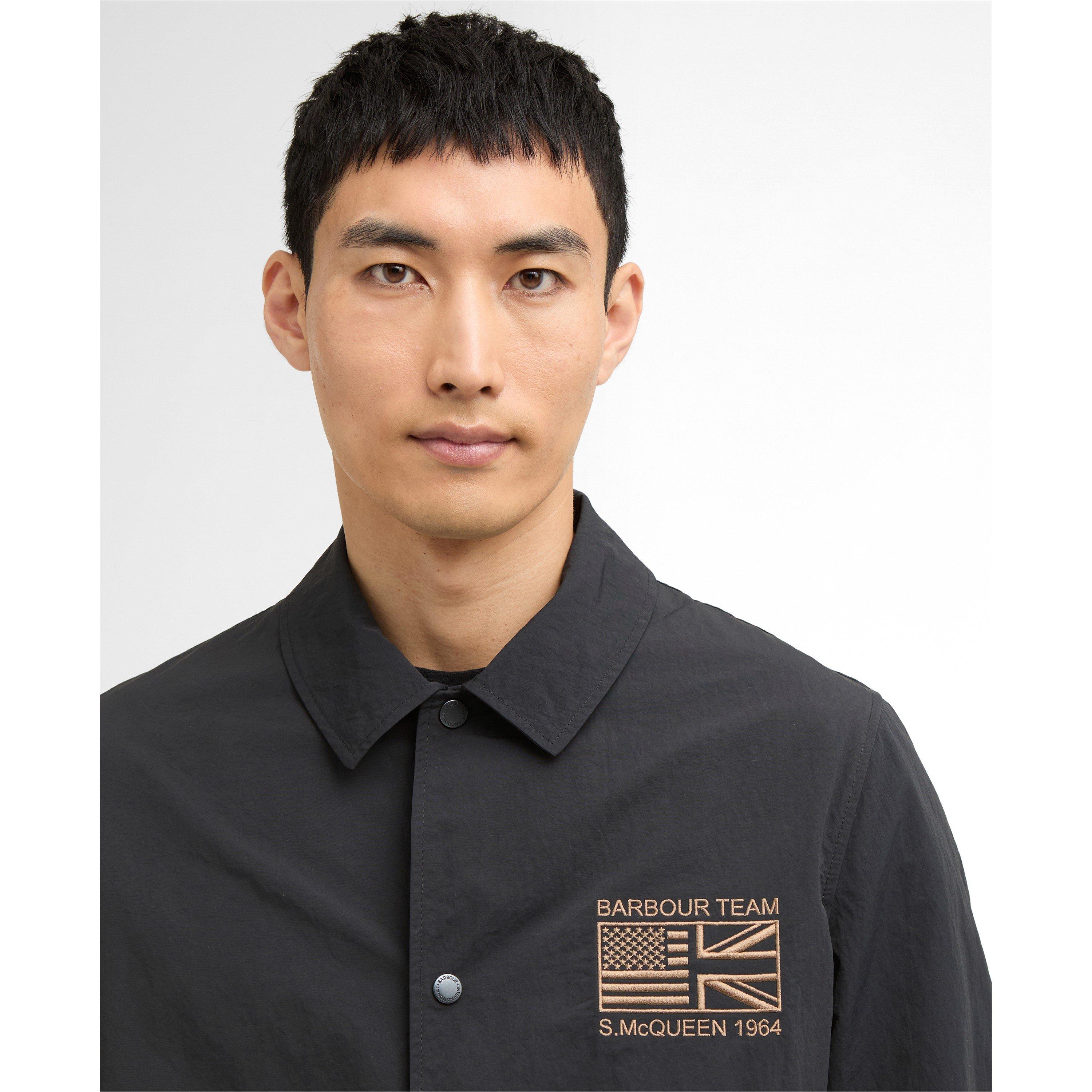 Black BK11 - Barbour International - Mens Coach Casual Jacket - 4