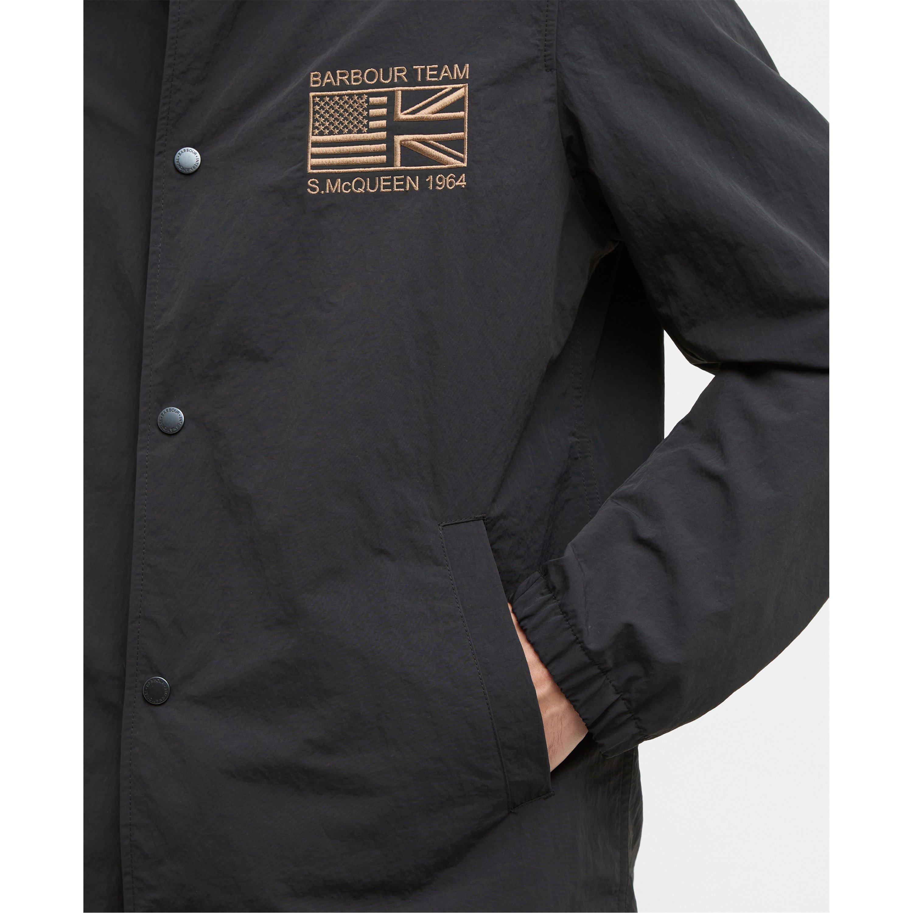 Black BK11 - Barbour International - Mens Coach Casual Jacket - 5