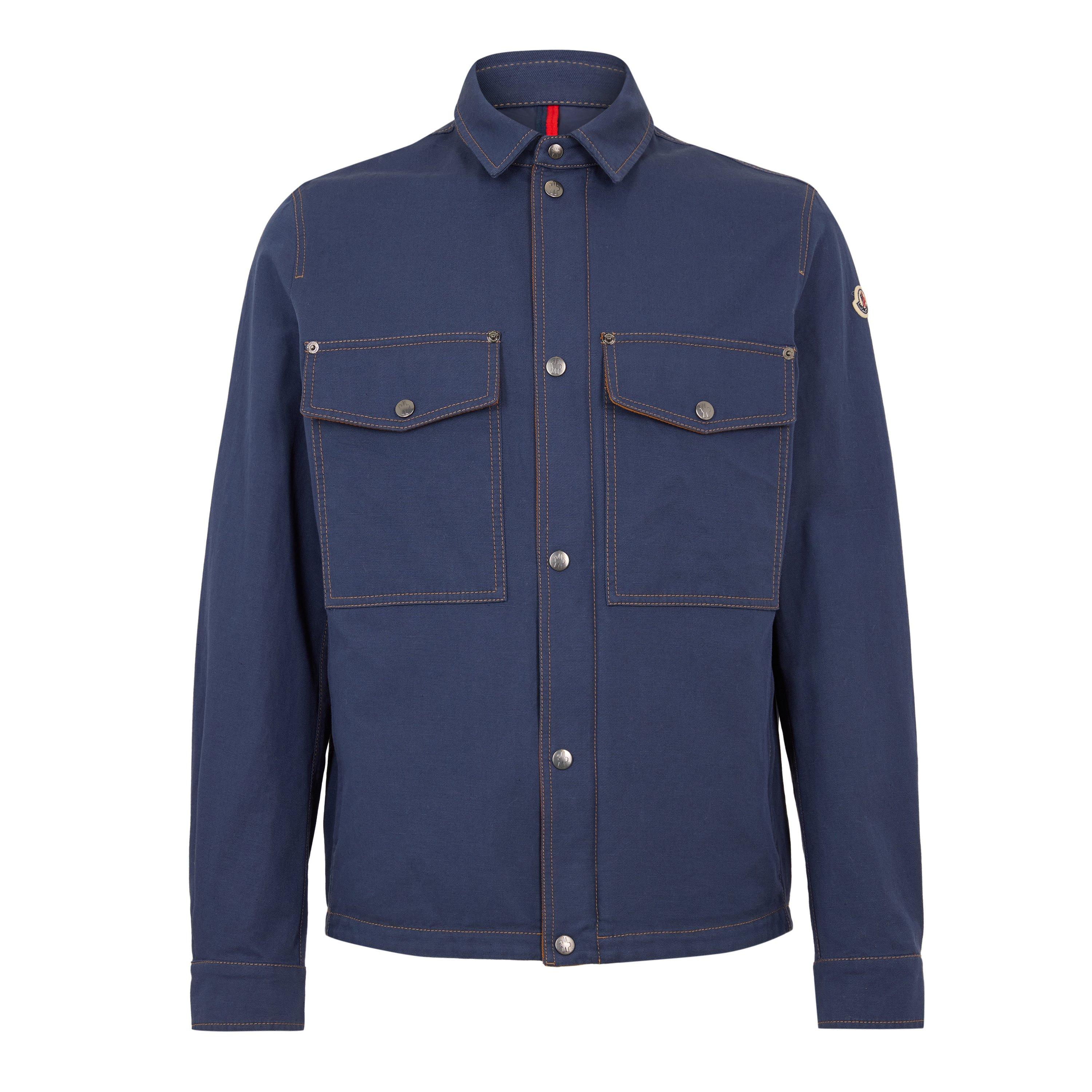 Moncler Men's Overshirt - Navy 742 - XL