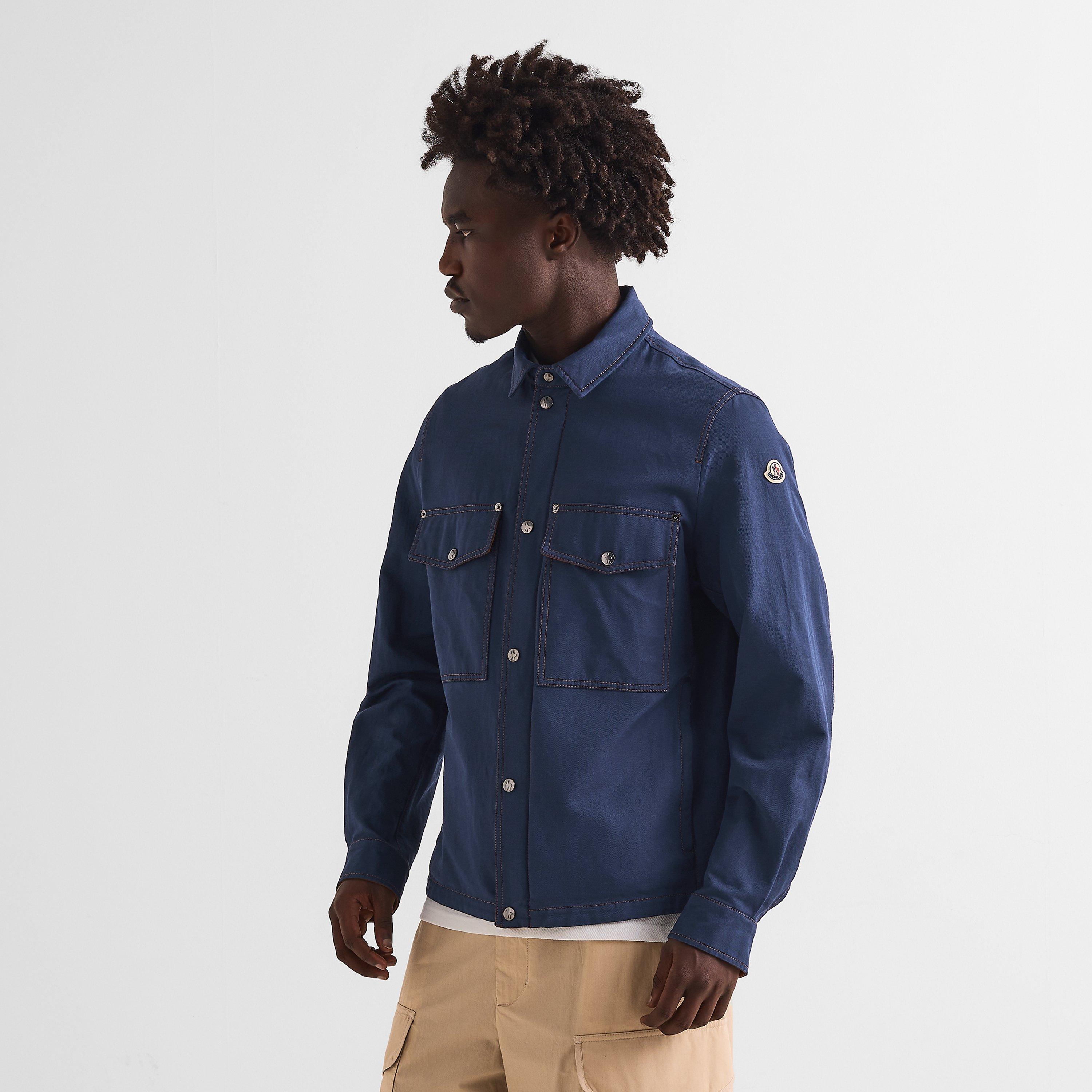 Navy 742 - Moncler - Men's Overshirt - 3