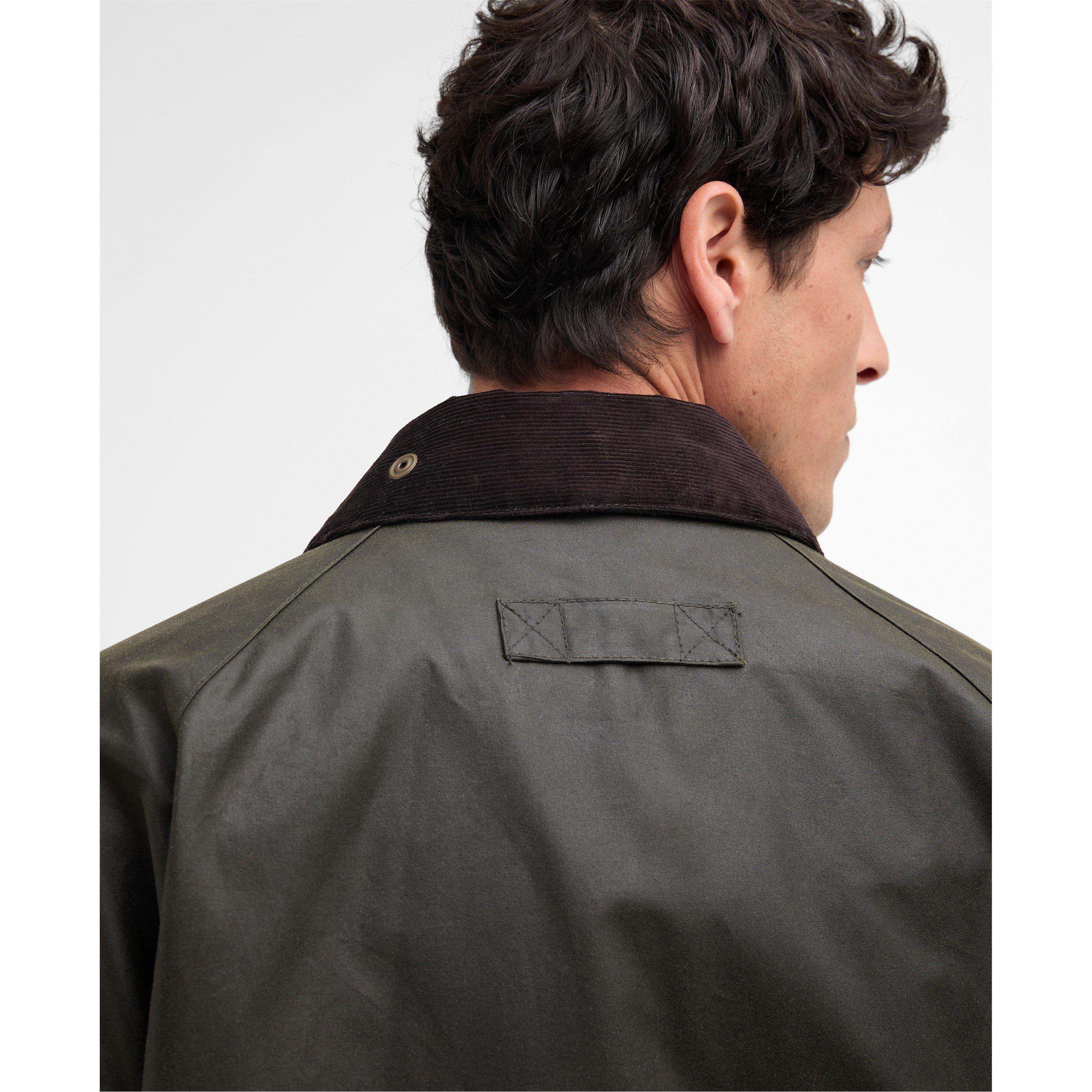 Archive Olive - Barbour - Mens Re-Engineered Blackett Spey Waxed Jacket - 6