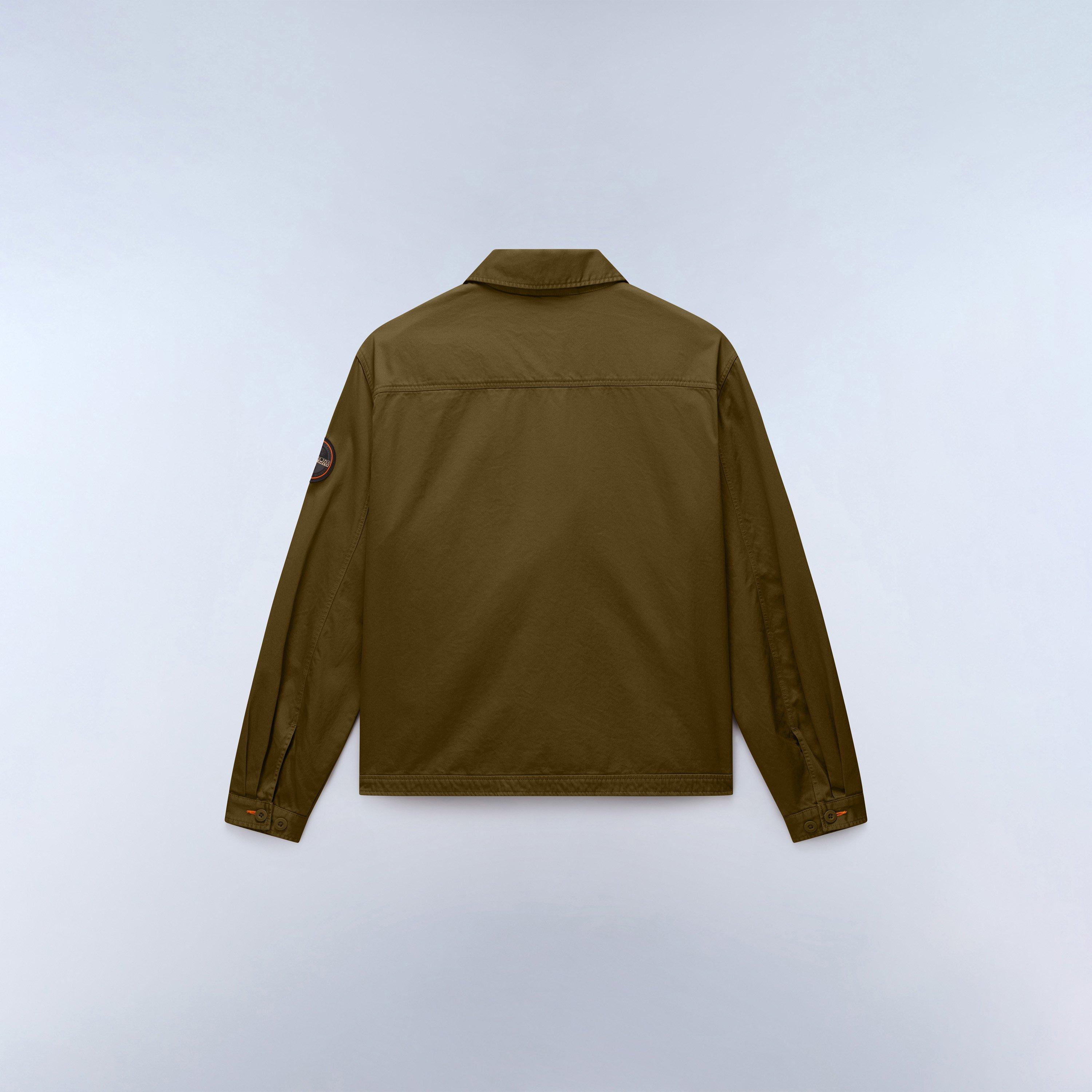 Dark Olive - Napapijri - Napa Arrayanes Over Shirt Mens - 2