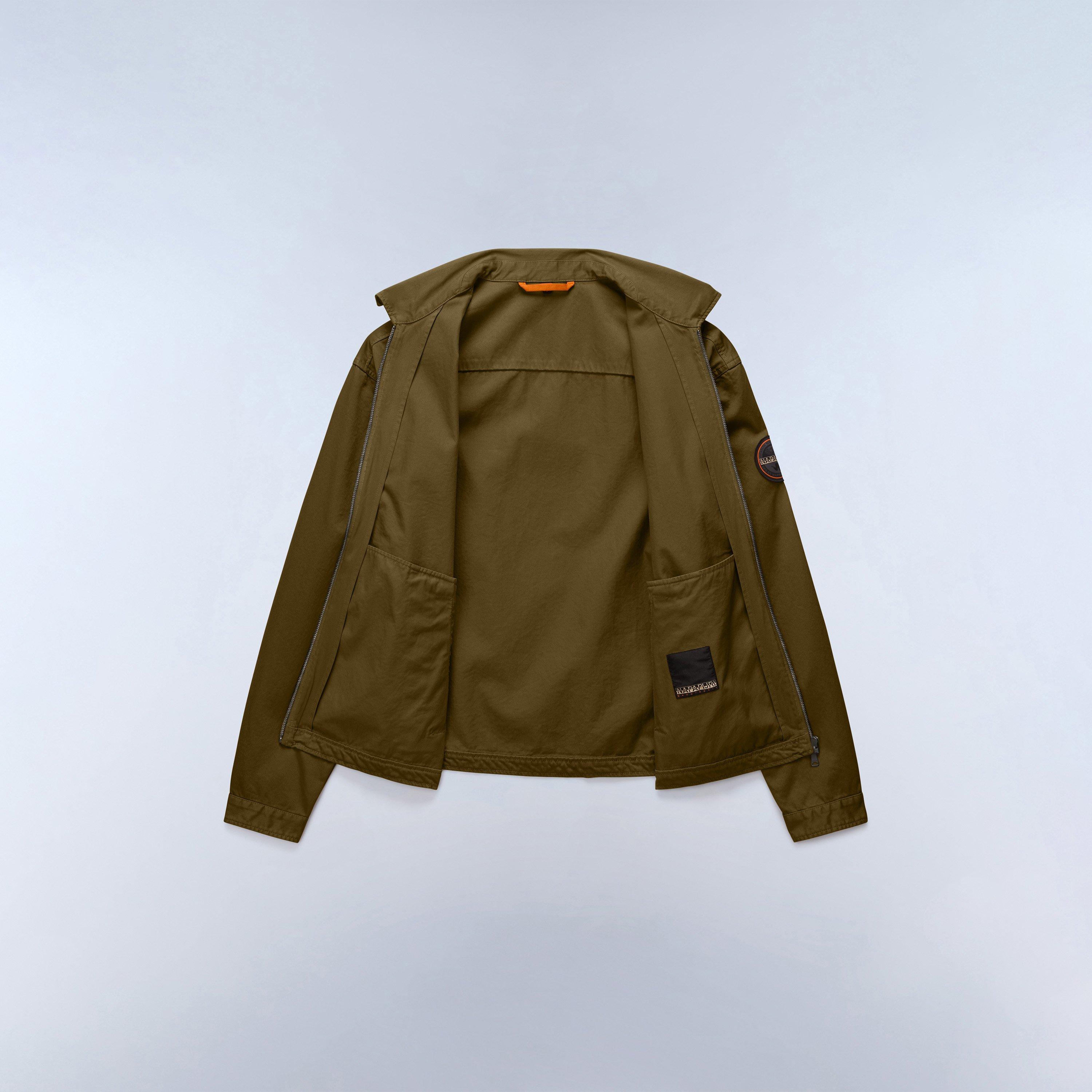 Dark Olive - Napapijri - Napa Arrayanes Over Shirt Mens - 3