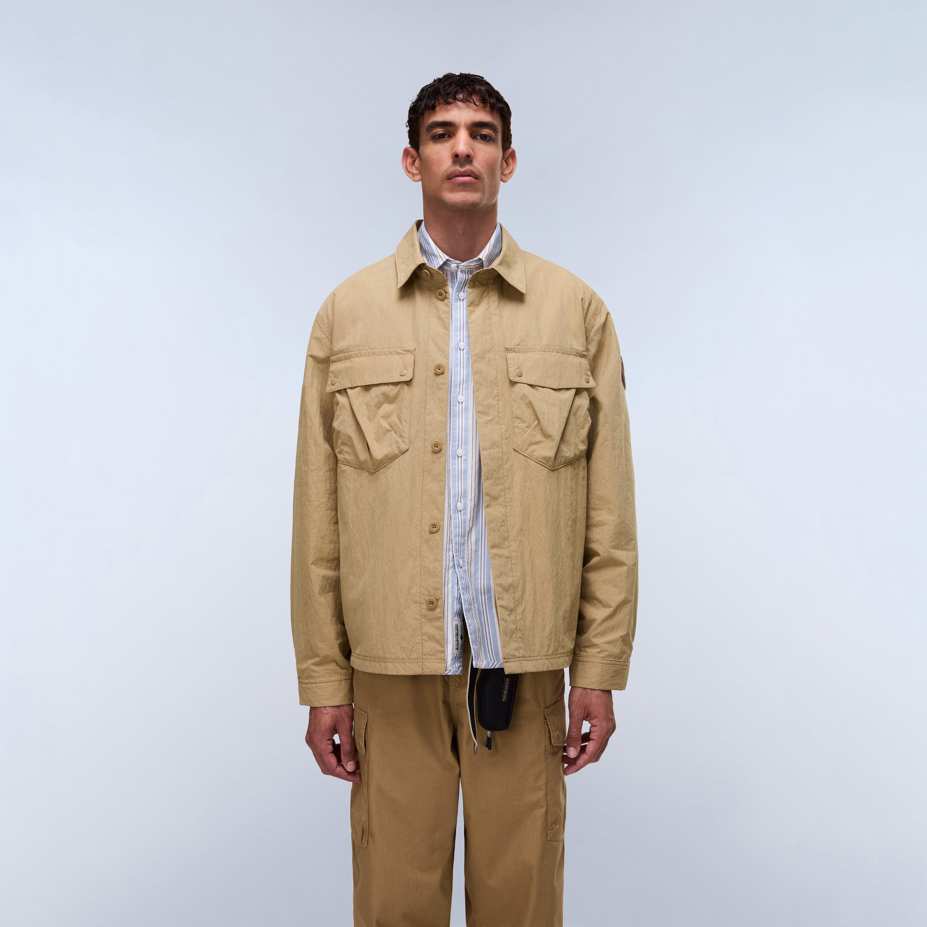 Napapijri Napa Leoras Over Shirt Mens - Kelp - L