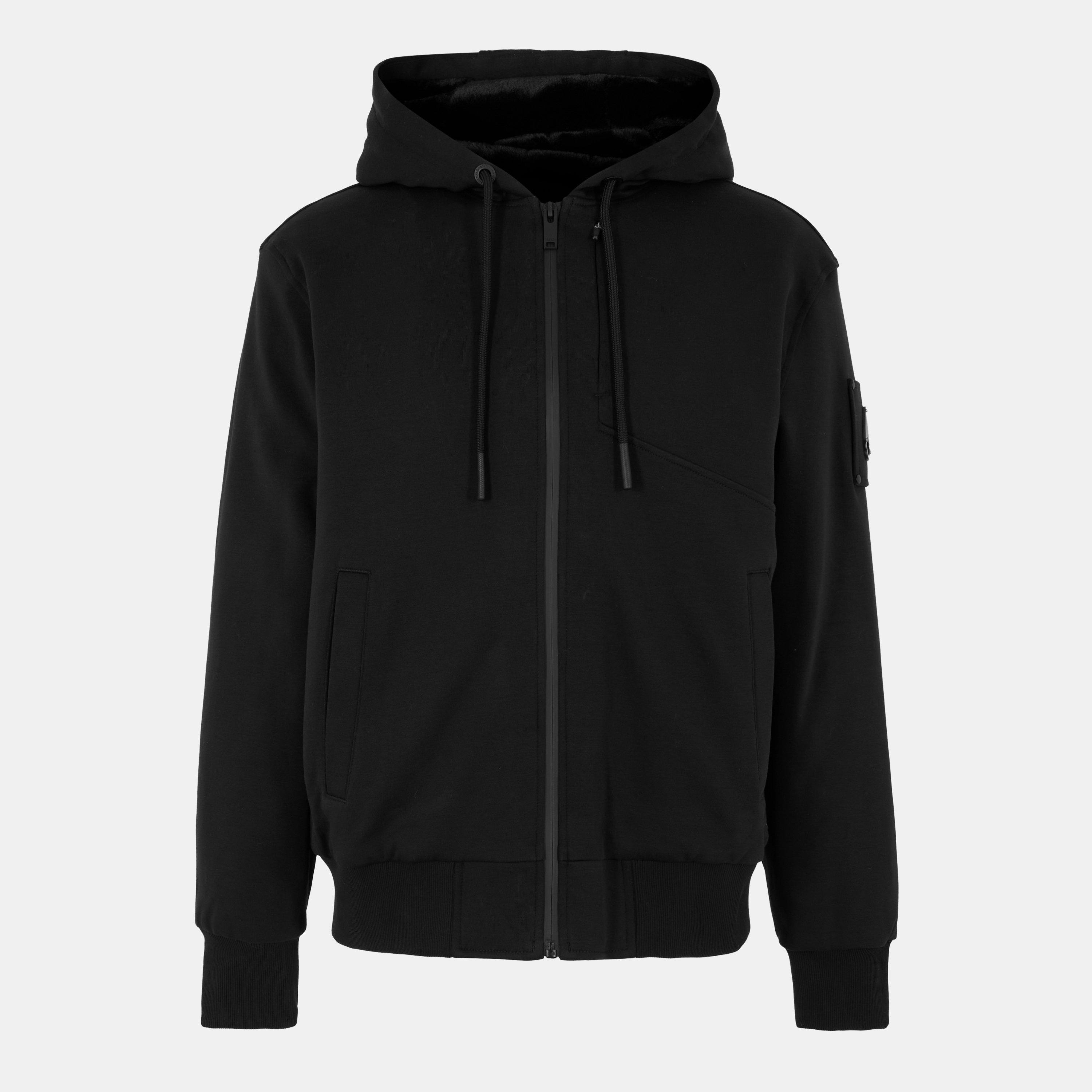 Black - Moose Knuckles - Men's Tilden Bunny Insulated Bomber Jacket - 1