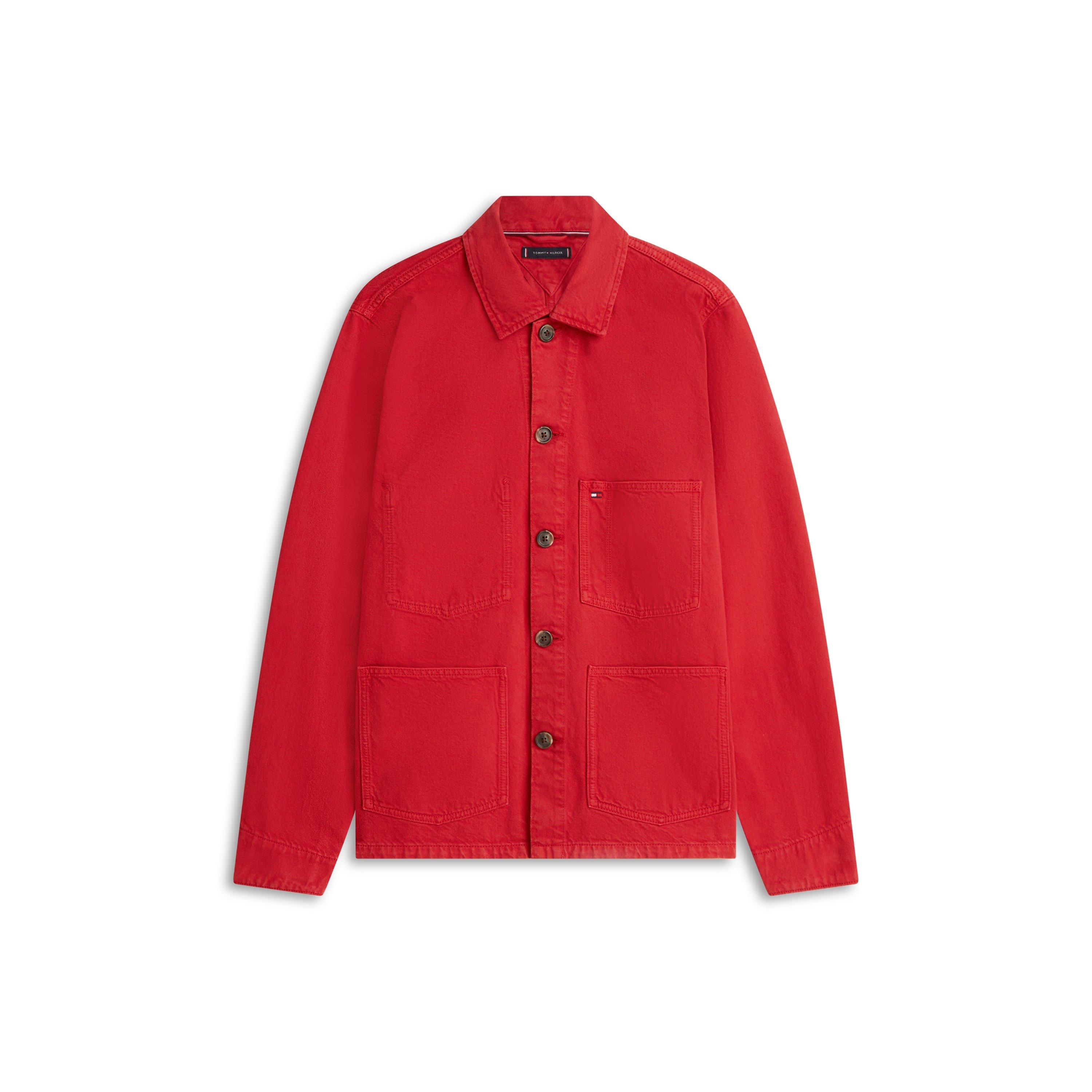Medium Red - Tommy Hilfiger - Men's Barn Jacket - 1