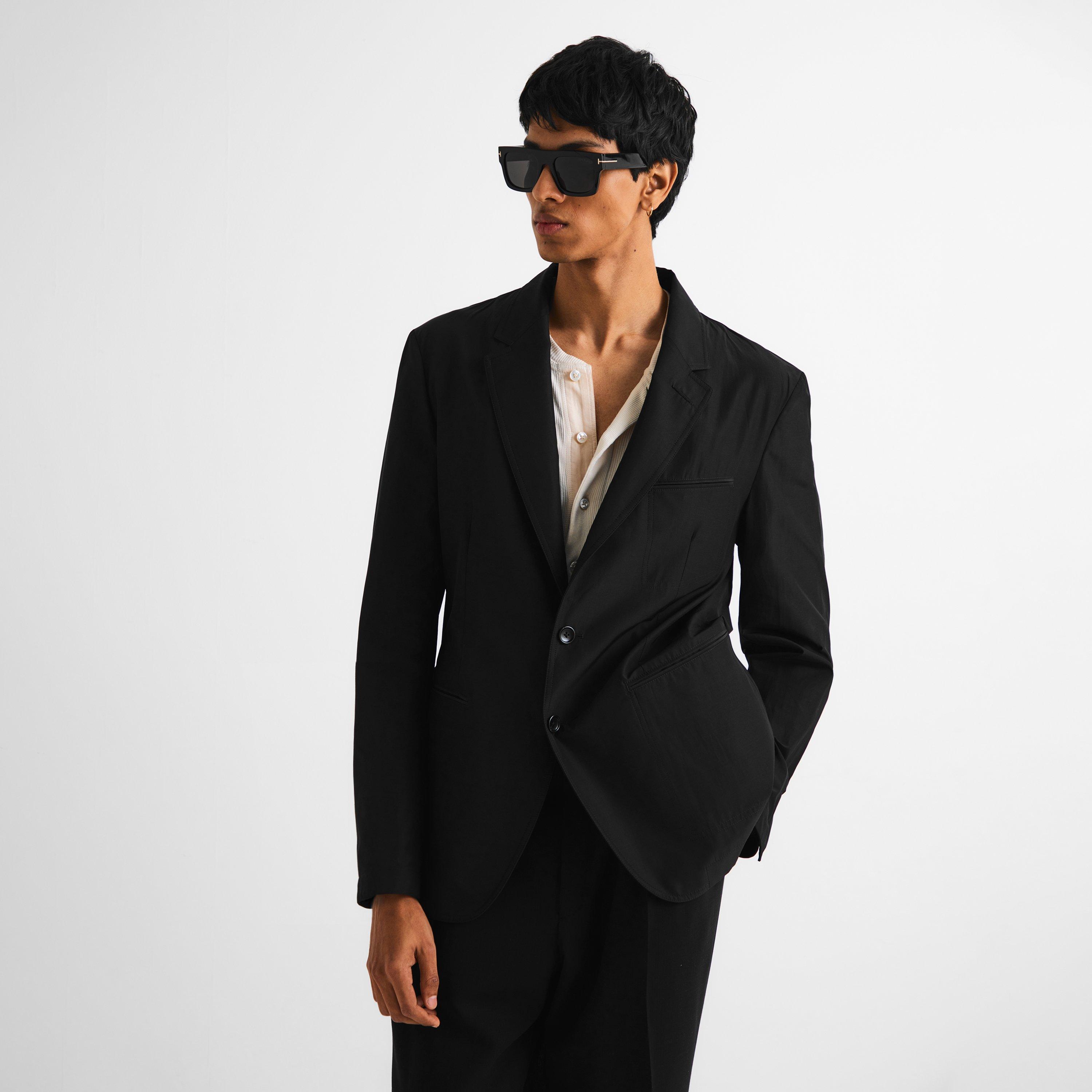 Black - Tom Ford - Men's TF Parachute Blazer - 3