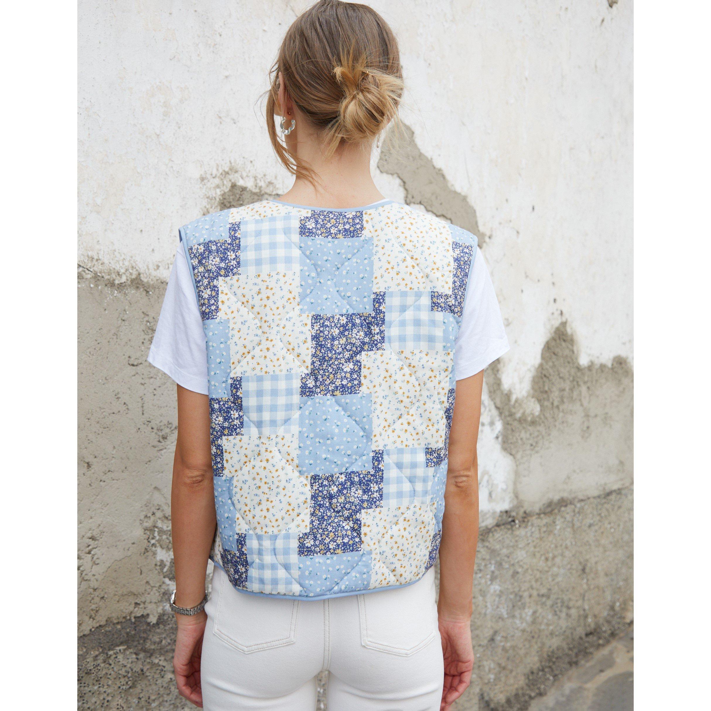 Blue - Threadbare - Cabos Lightweight Gilet - 3