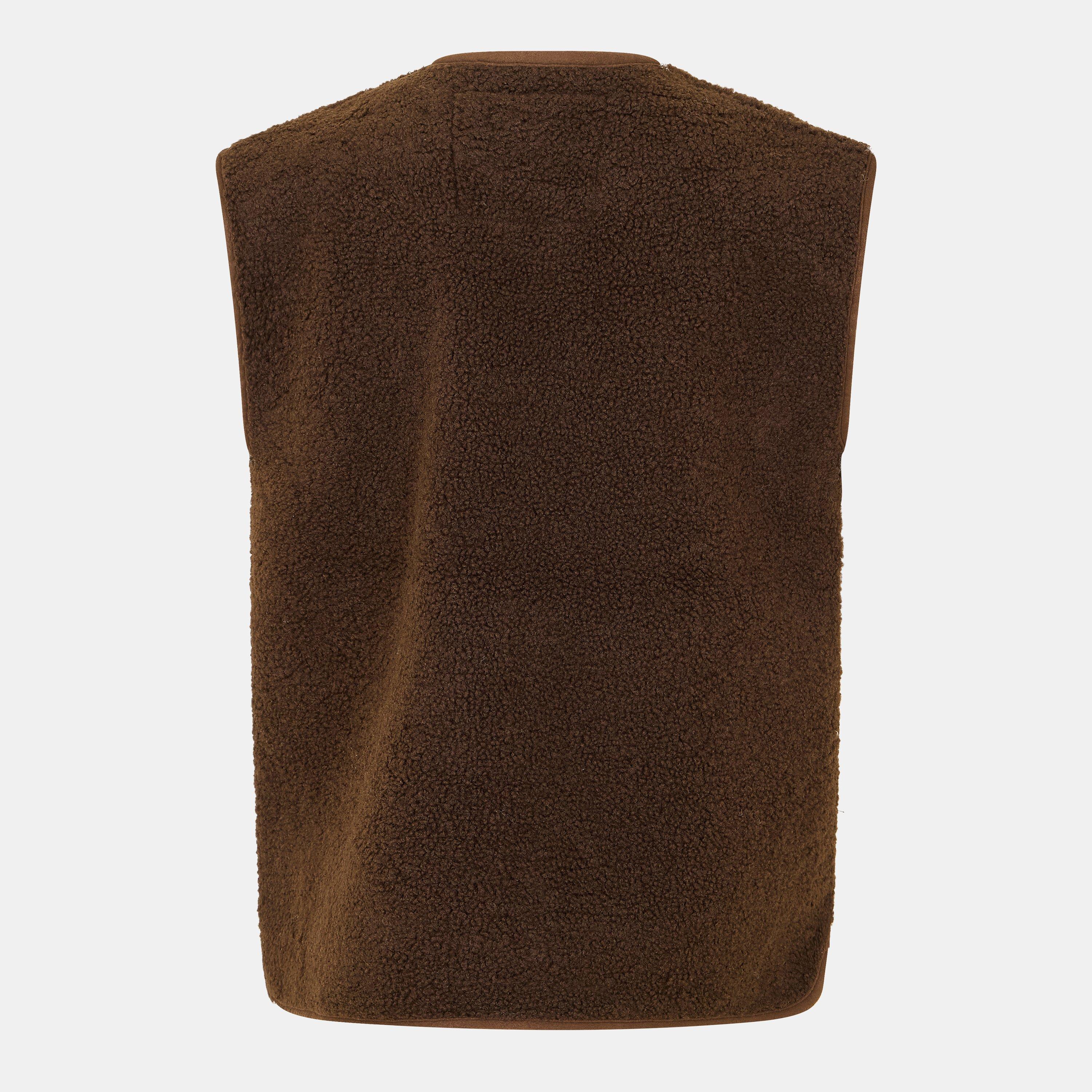 Chocolade - Threadbare - TB Itoje Lightweight Quilted Gilet - 2