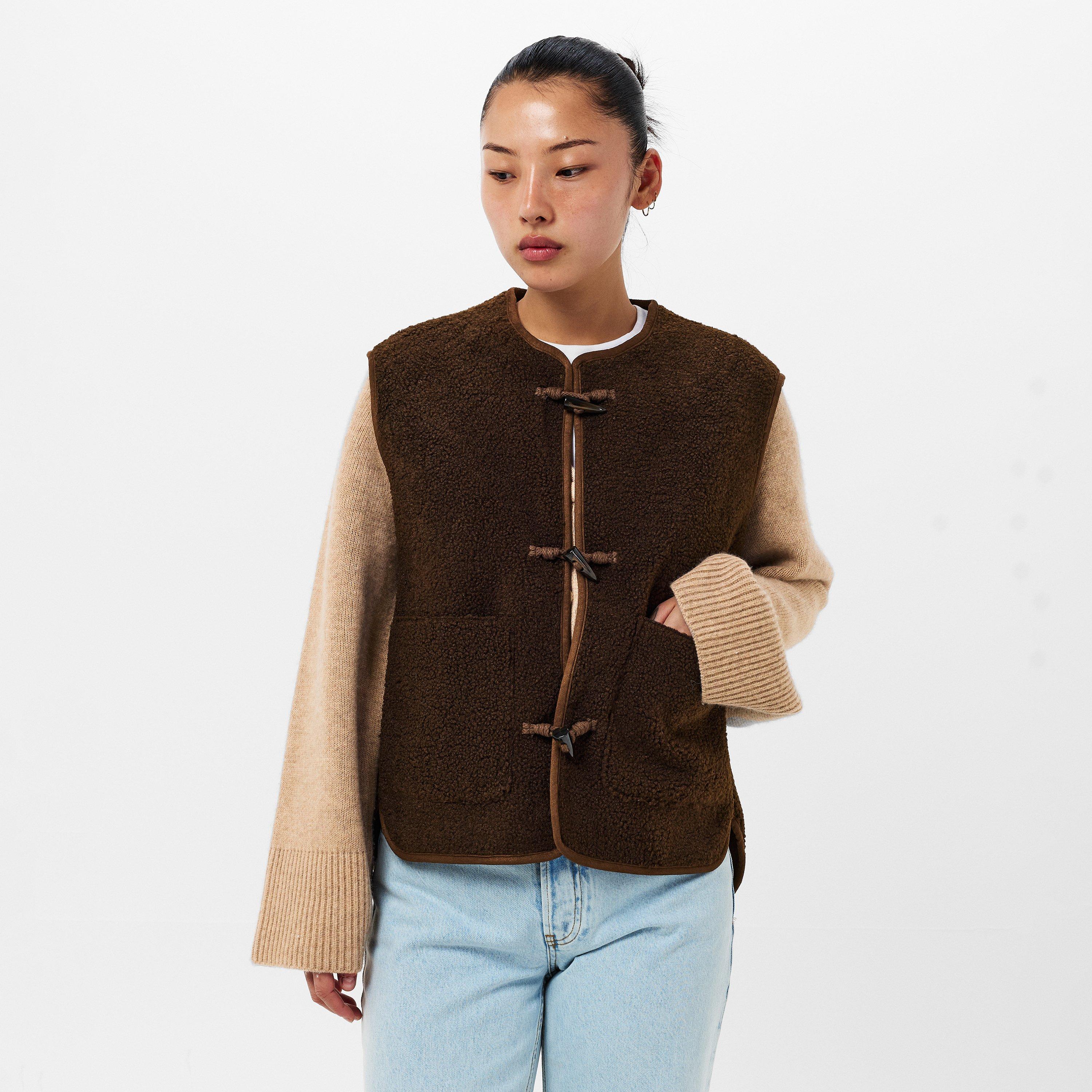 Chocolade - Threadbare - TB Itoje Lightweight Quilted Gilet - 3