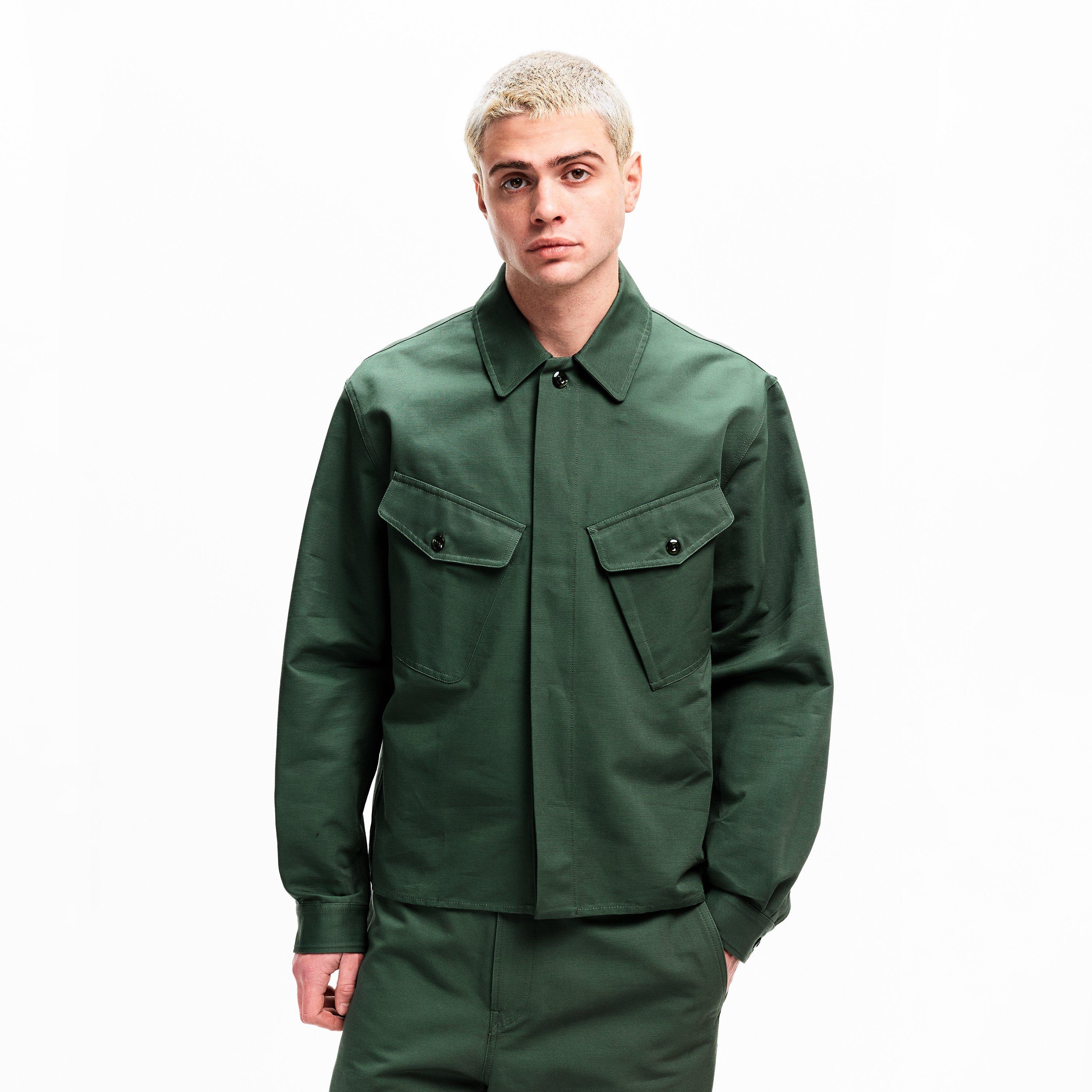 Dark Khaki - Kenzo - Men's Overshirt - 3