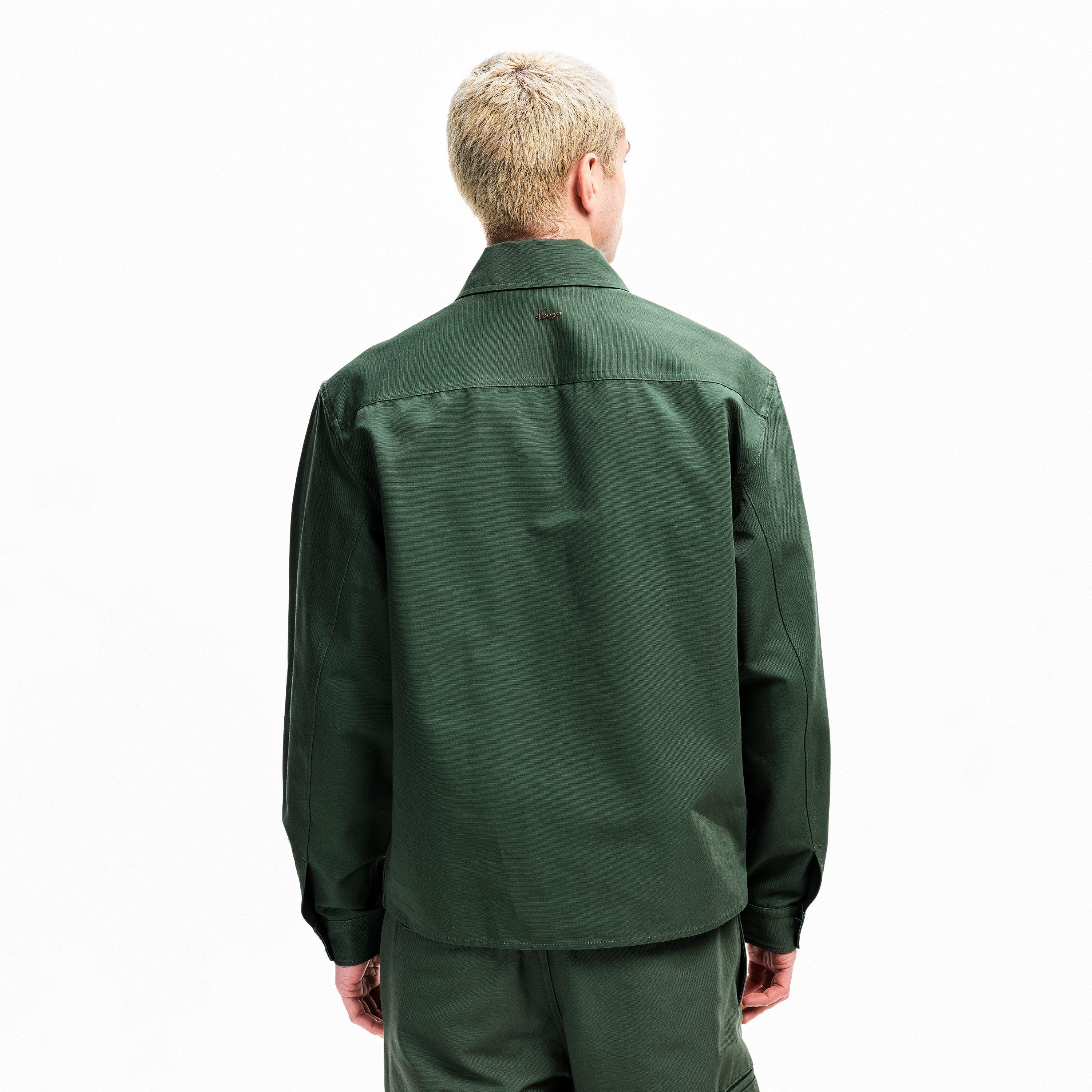 Dark Khaki - Kenzo - Men's Overshirt - 4