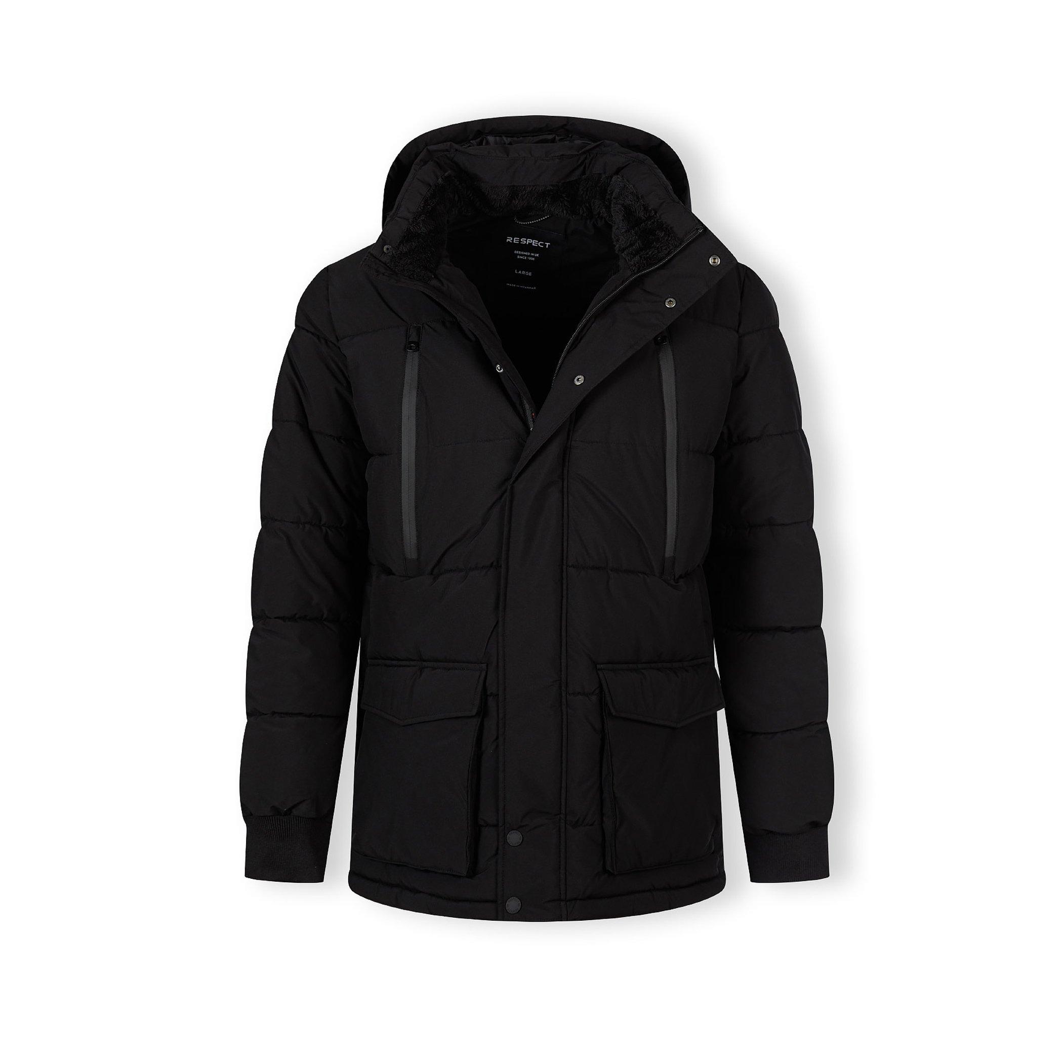 Black - Minoti - Padded Parka Sn99 - 7