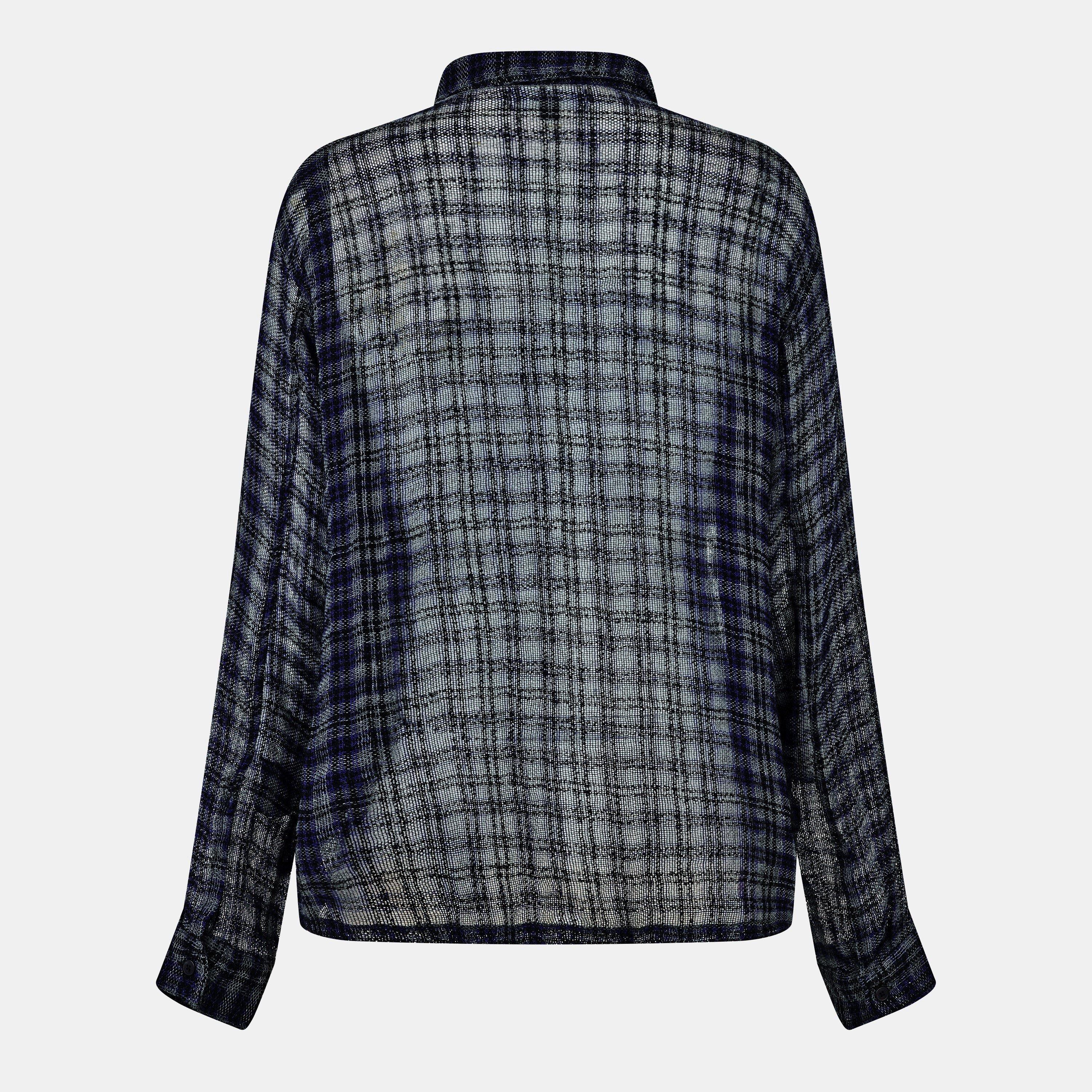 Blue Check - Represent - Men's Structured Utility Overshirt - 2