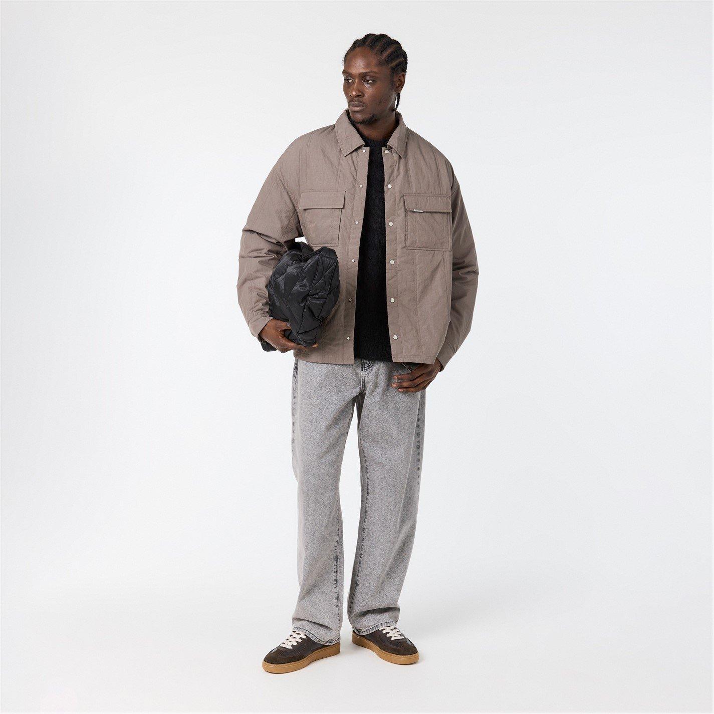 Mid Grey - Represent - Men's Relaxed Overshirt - 4