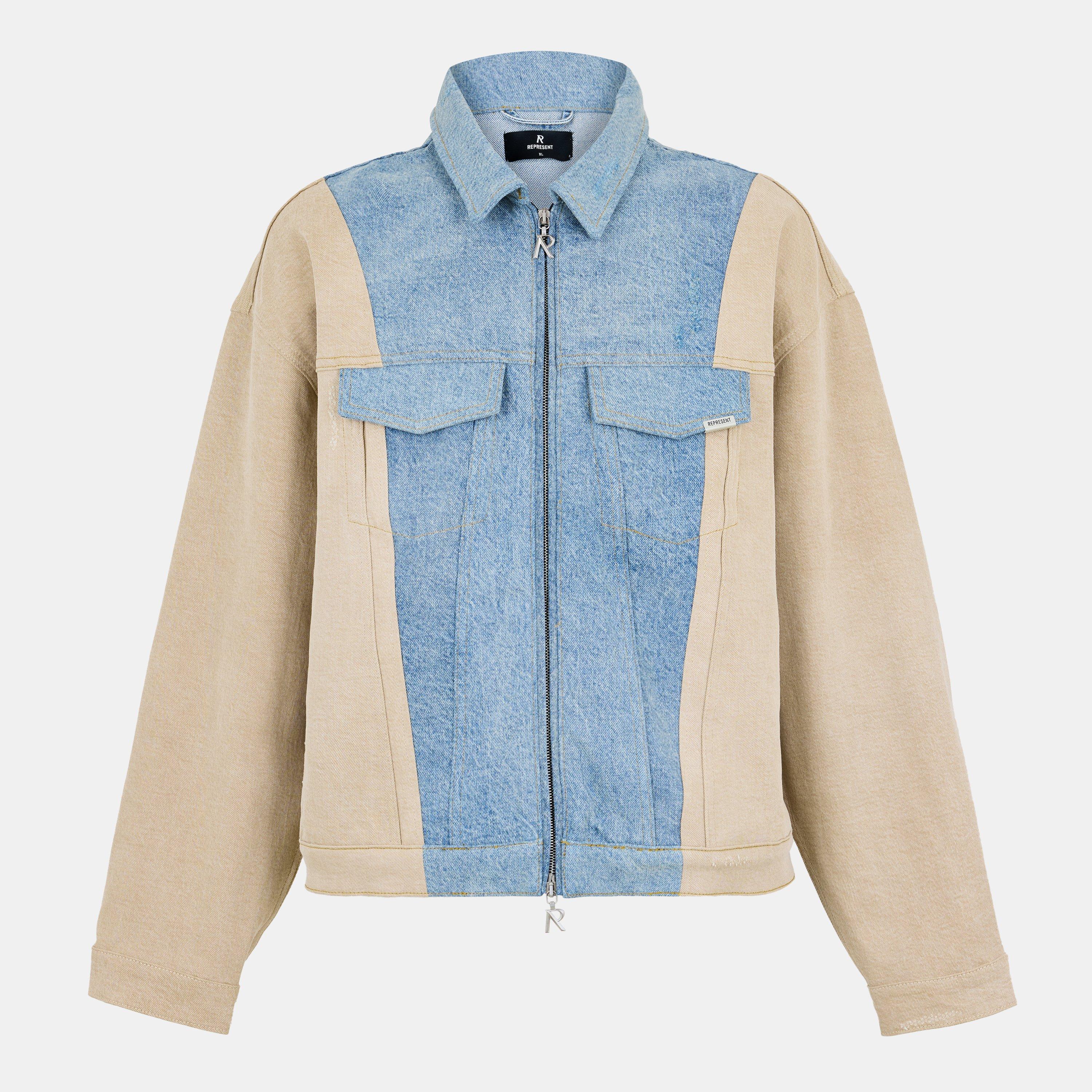 Blue - Represent - Men's Tailored Fit Denim Jacket - 1