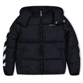 Off White Bookish Puffer Jacket Junior