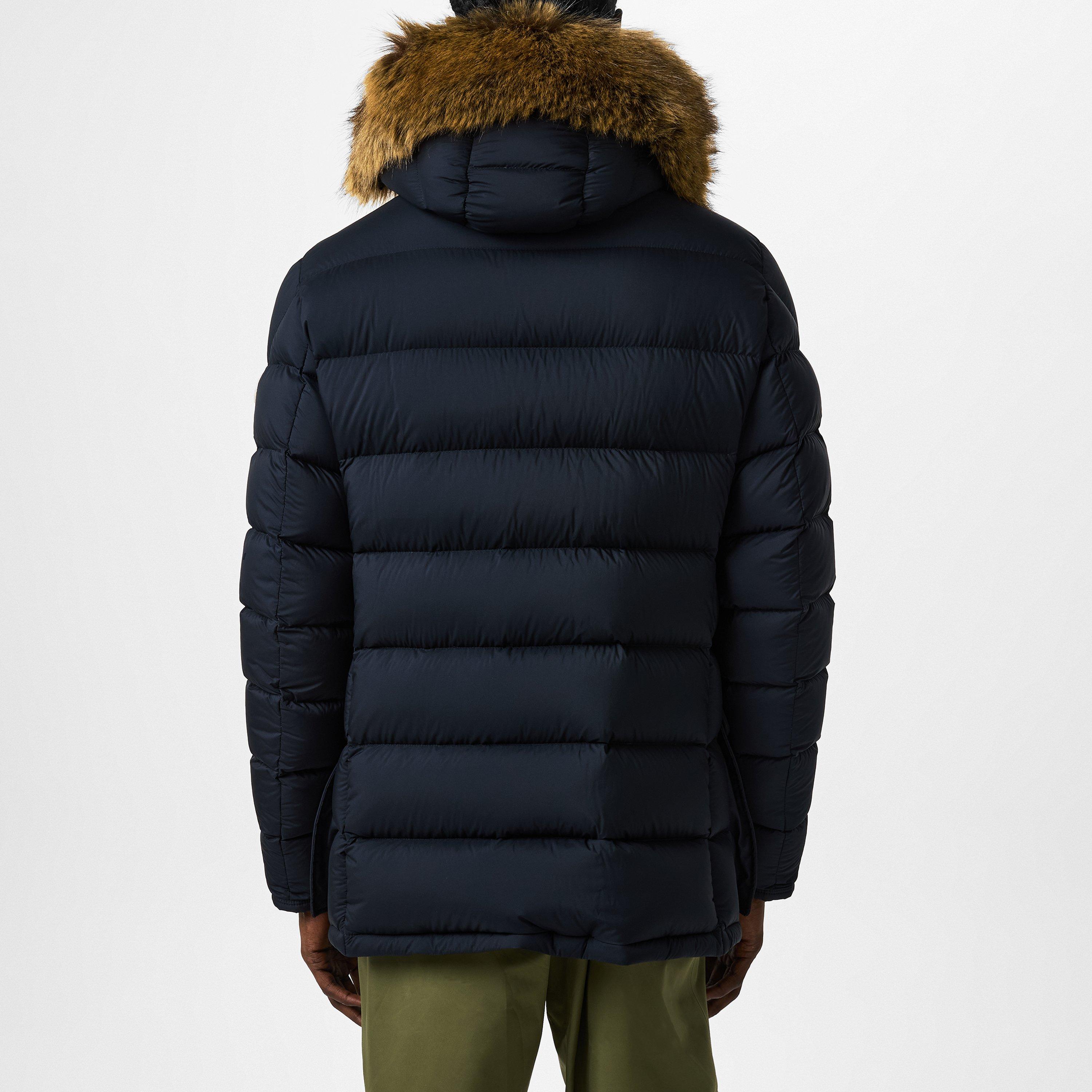 Navy 776 - Moncler - Men's Clunye Down Detachable Hood Mid-Length Parka - 3