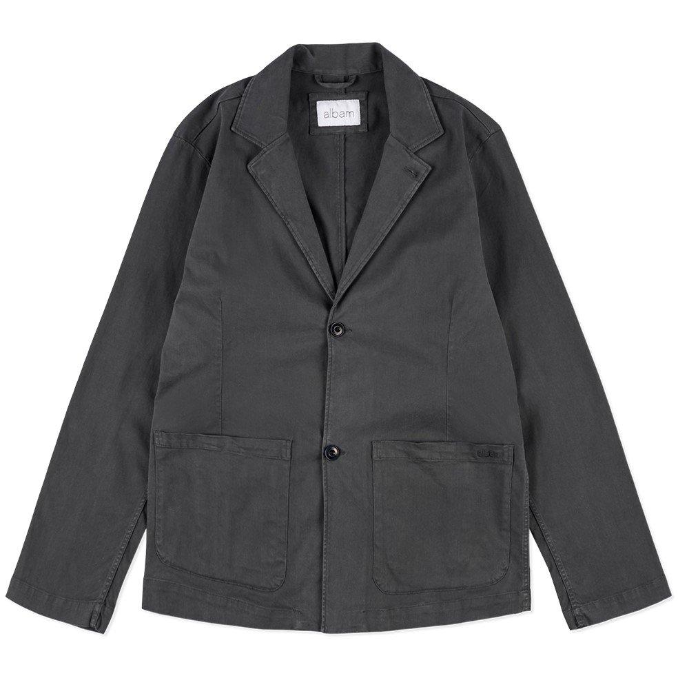 Albam Men's Fairfax Tailored Fit Blazer - Grey 019 - Small