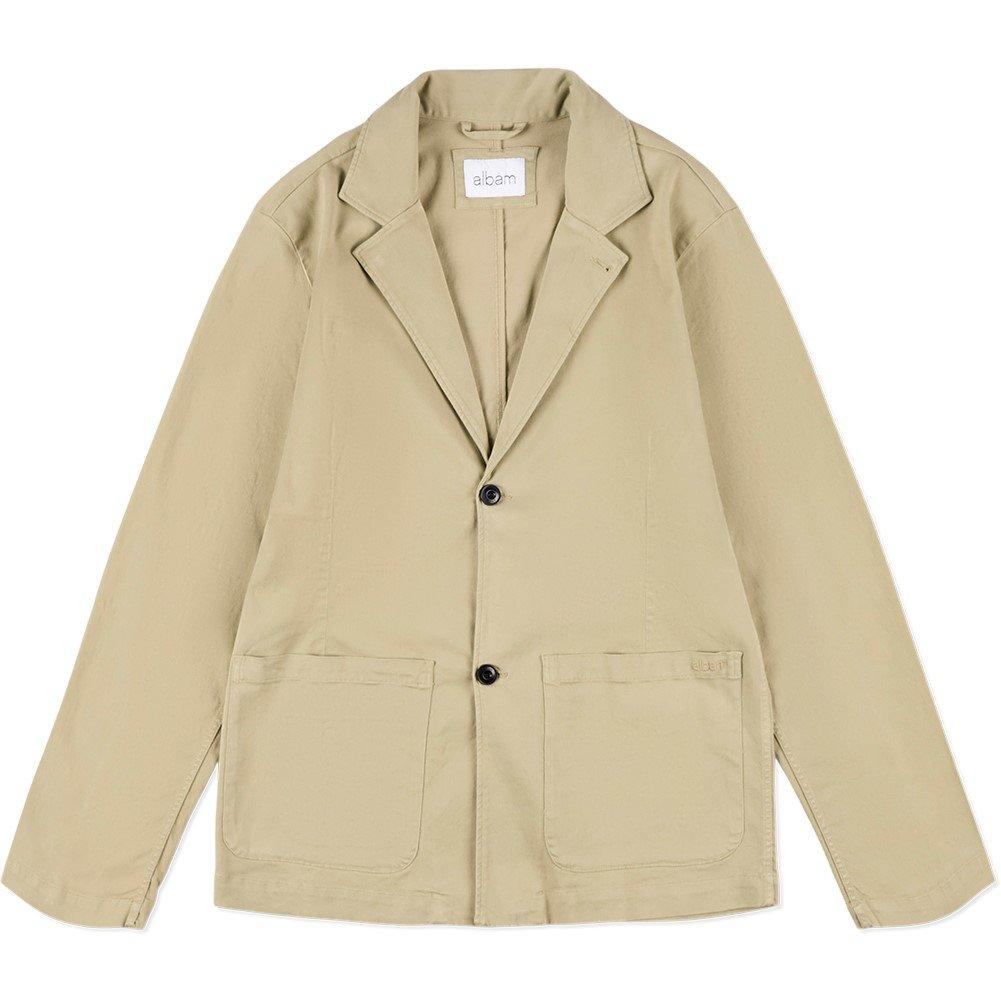 Albam Men's Fairfax Tailored Fit Blazer - Taupe 020 - Small