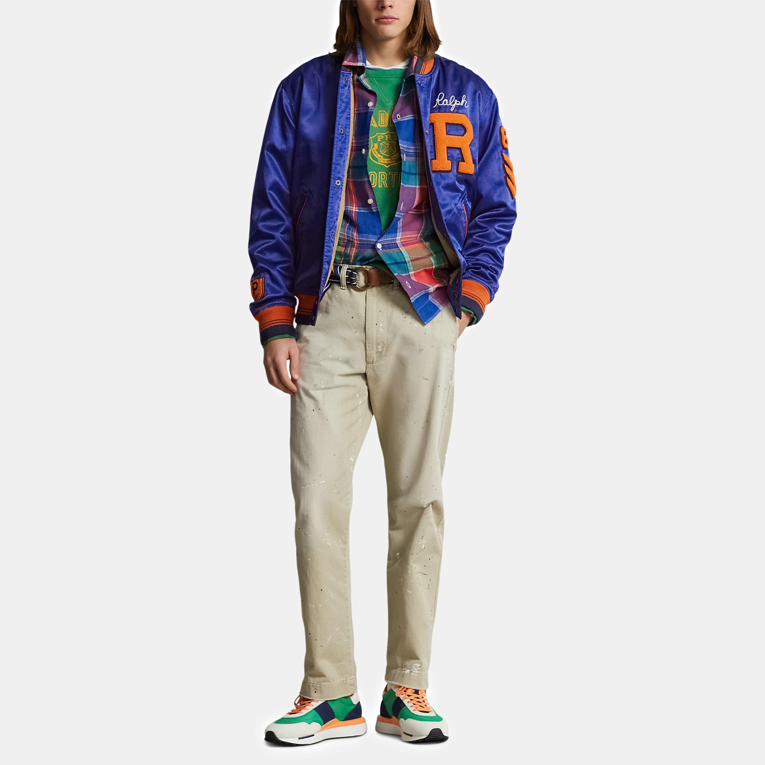 Blue Yacht - Polo Ralph Lauren - Men's Baseball Cotton Long Sleeve Varsity Jacket - 4