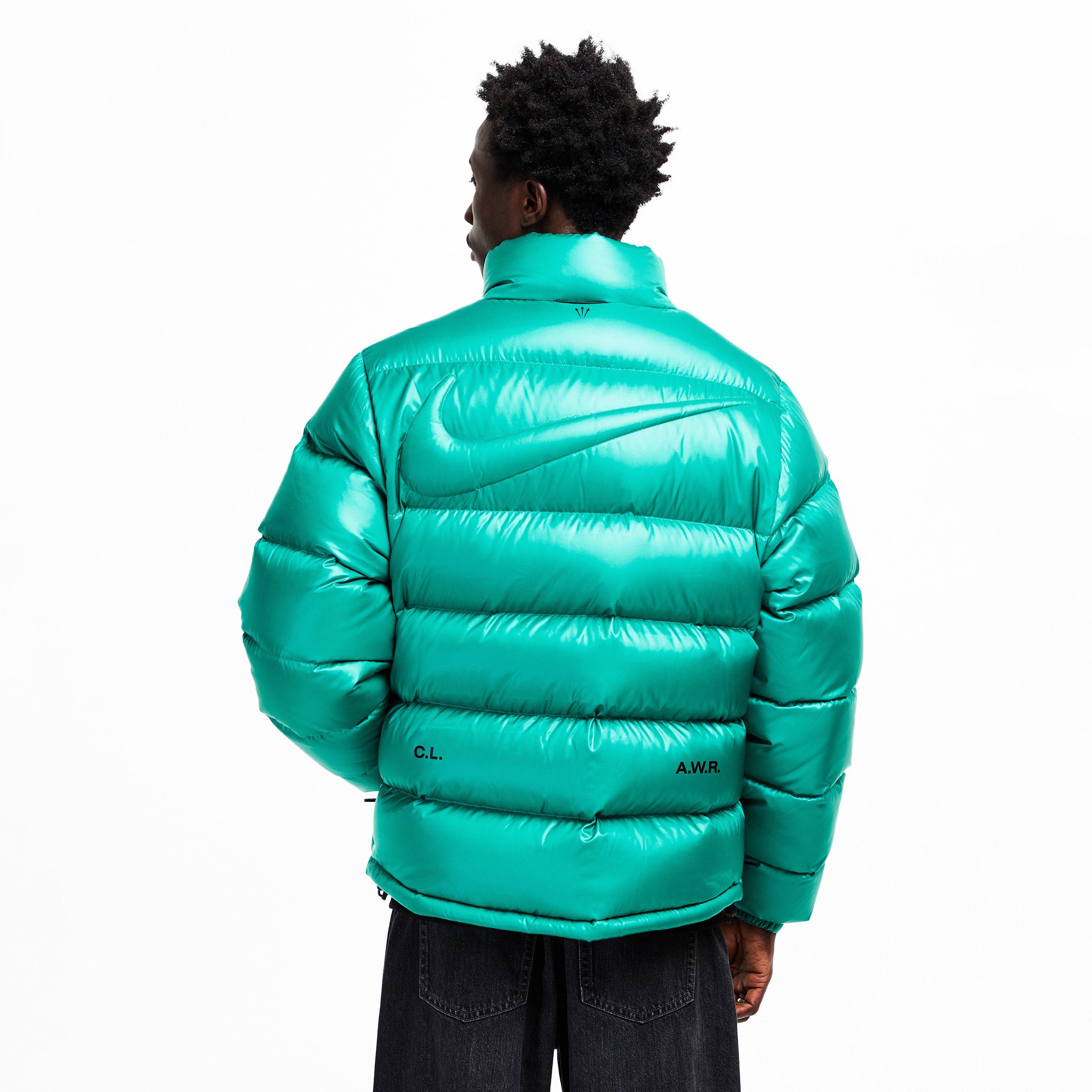 Green/Black - Nike - Men's Medium Puffer Jacket - 4