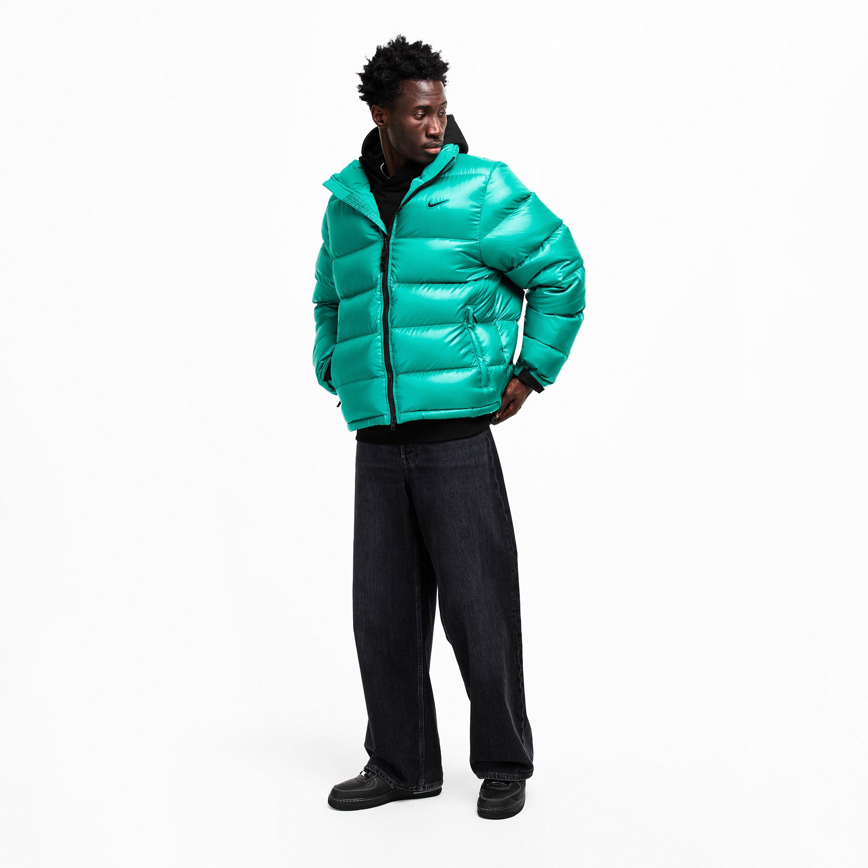 Green/Black - Nike - Men's Medium Puffer Jacket - 7