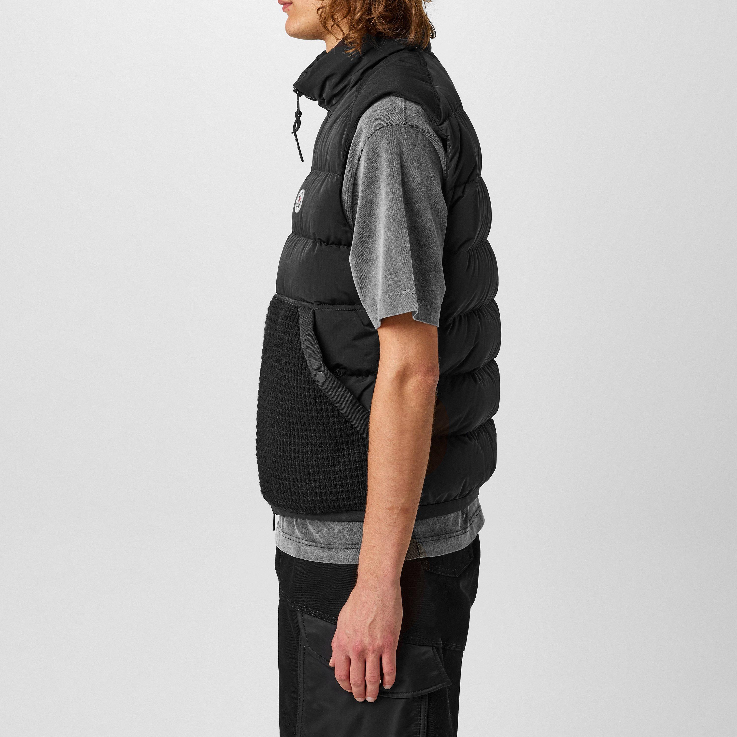 Black 999 - Moncler - Men's Larici Down Filled Stand Collar Gilet - 2