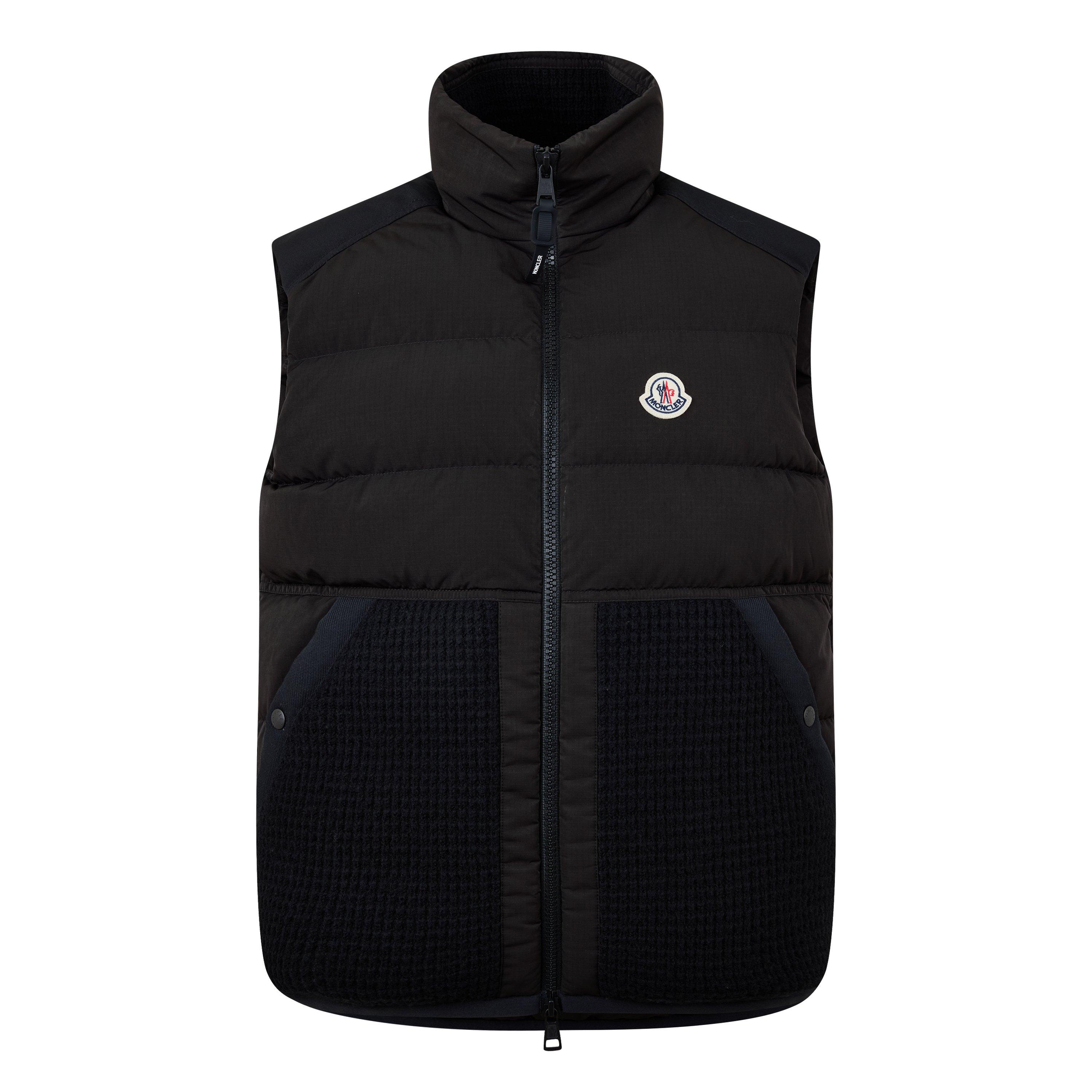 Black 999 - Moncler - Men's Larici Down Filled Stand Collar Gilet - 5