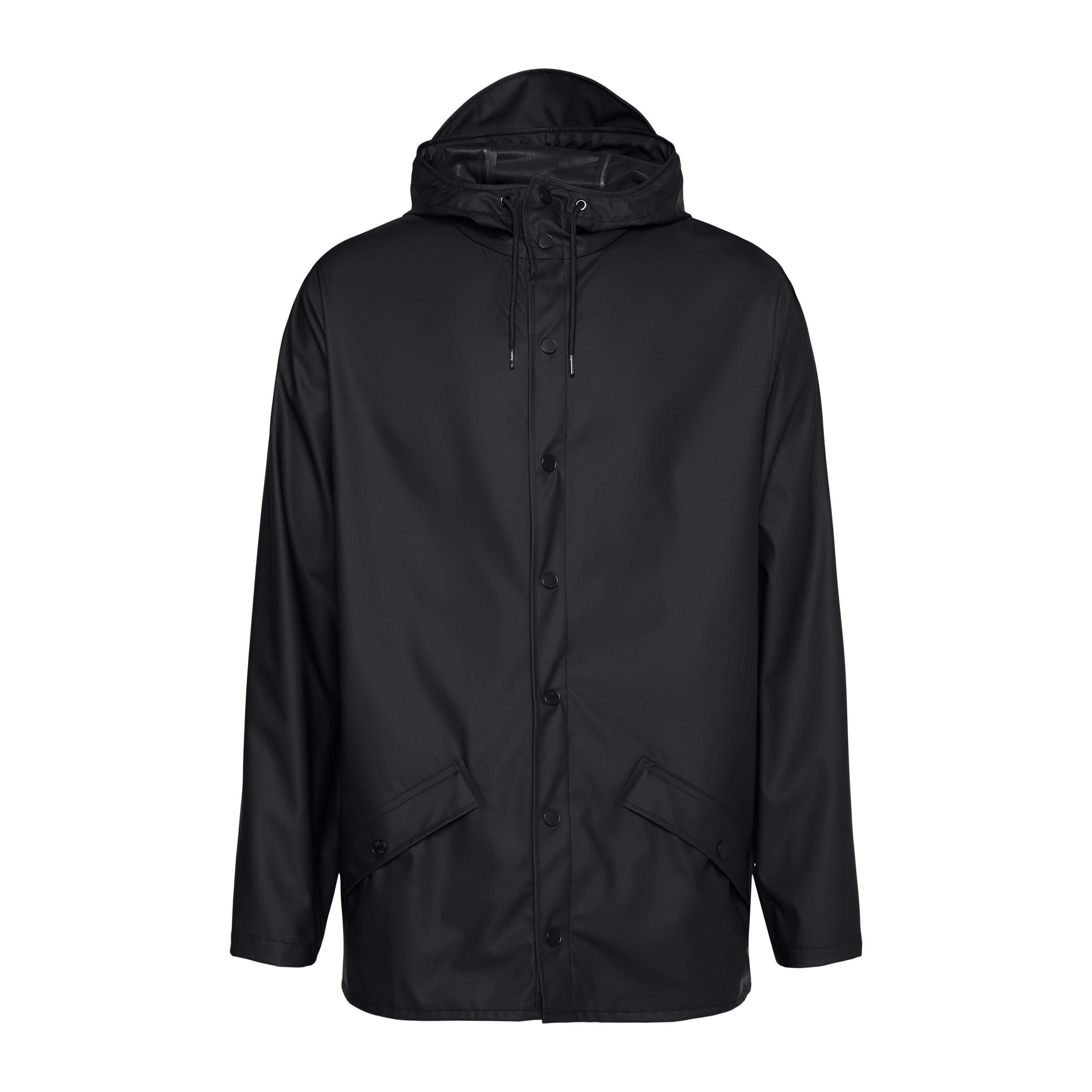 Black 01 - Rains - Waterproof Jacket - 1