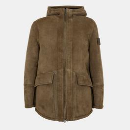 Stone Island Stone Leather Jacket Sn54