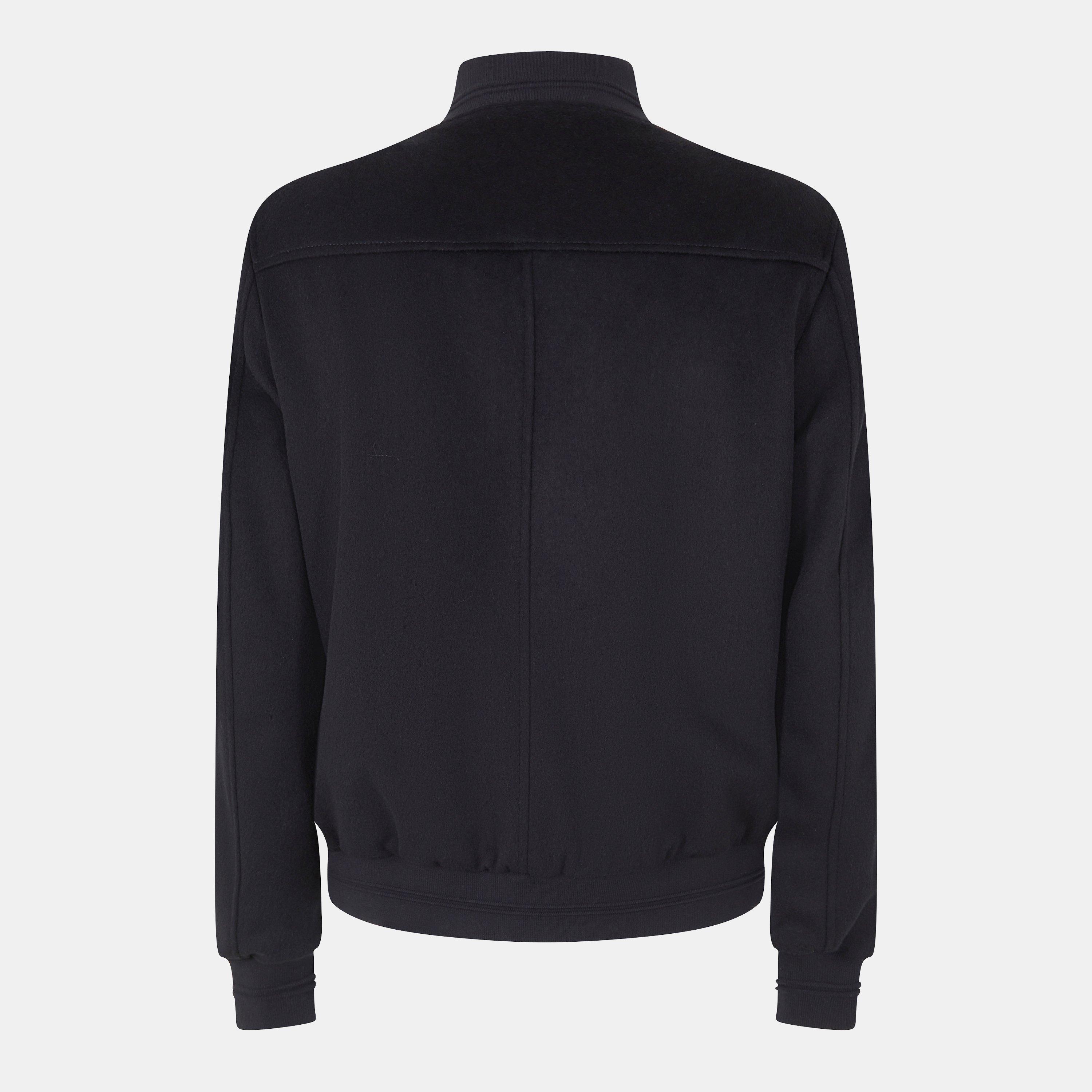 Blue Navy - Pal Zileri - Men's  Structured Bomber Jacket - 2