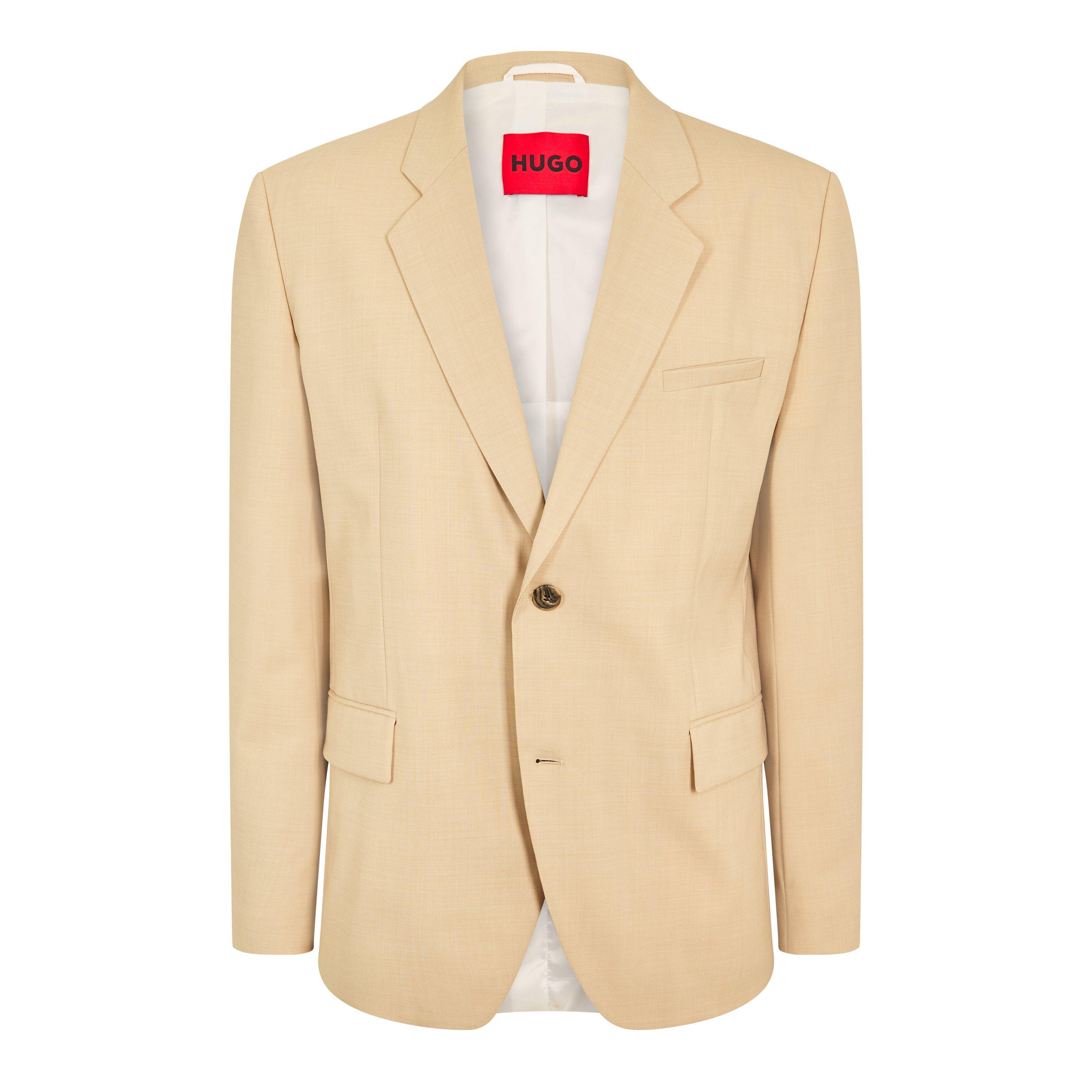 Hugo Men's Kris231X Blazer - Open Beige - Size 44 (54)